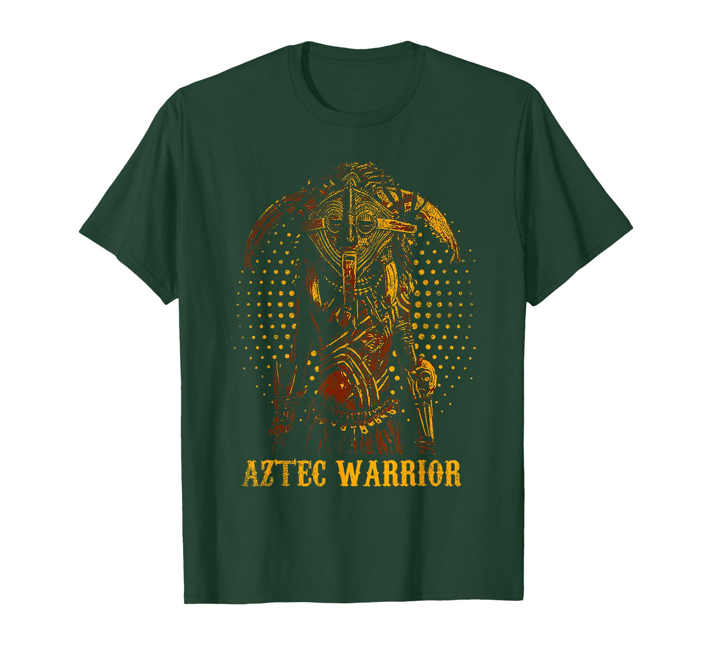 Aztec Warrior King Mexican Native Art Mayans T-Shirt