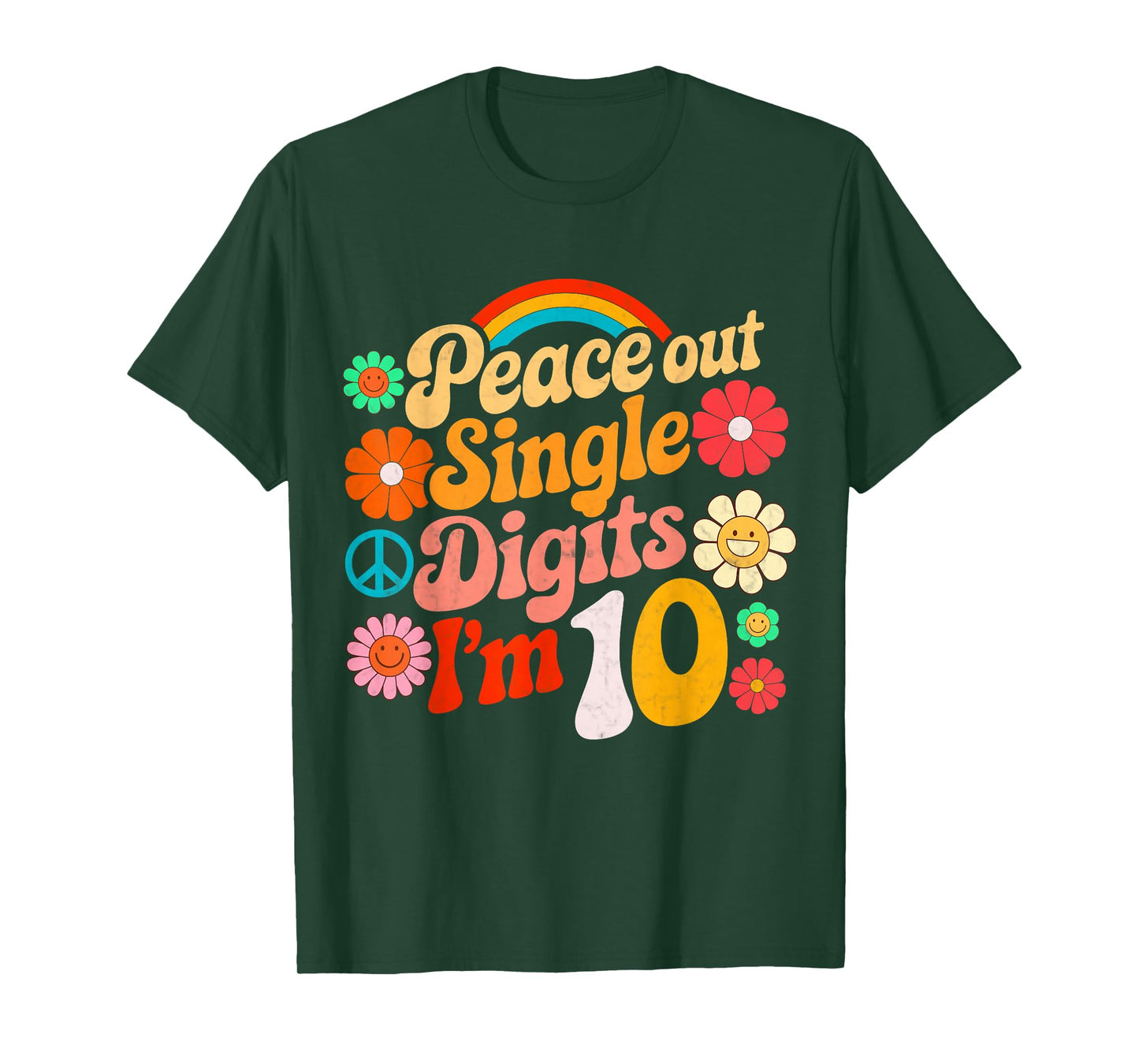 10th Birthday Girl I'm Double Digits 10 Year Old Birthday T-Shirt