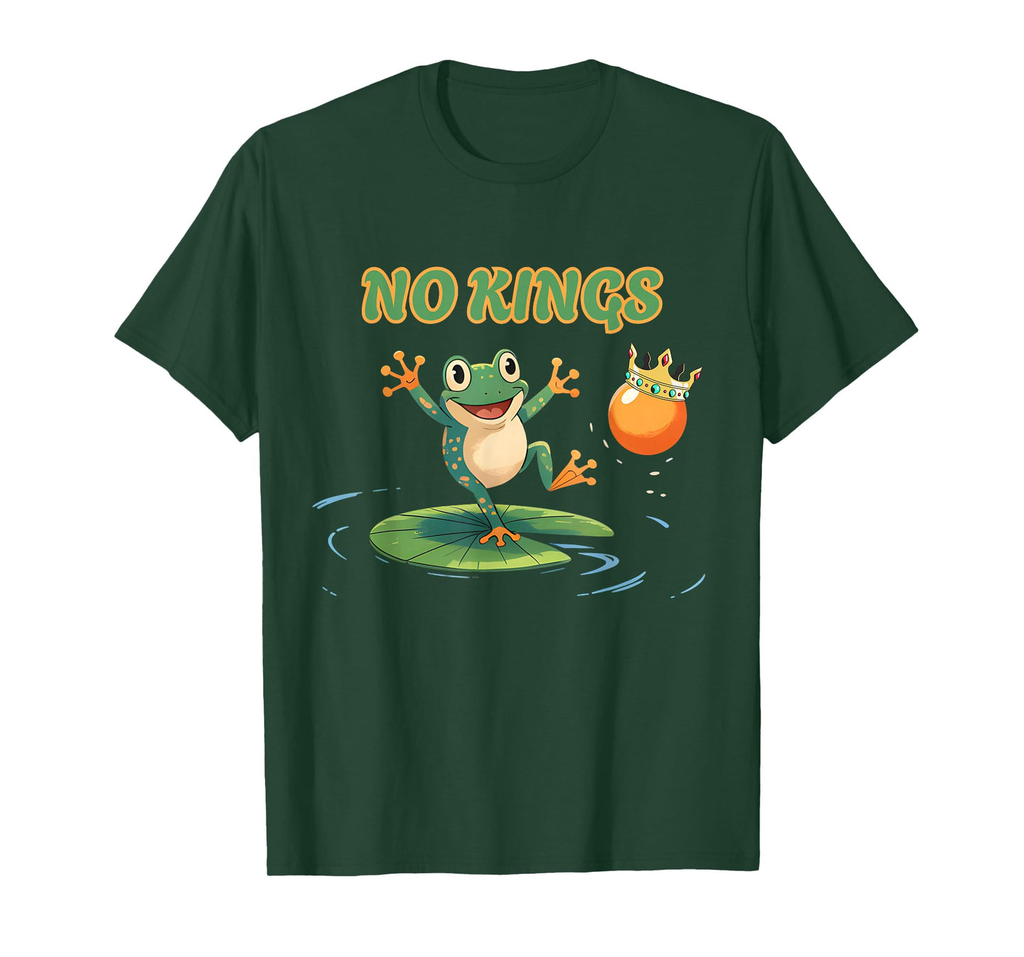 Funny No Kings Portland Frog Protest T-Shirt