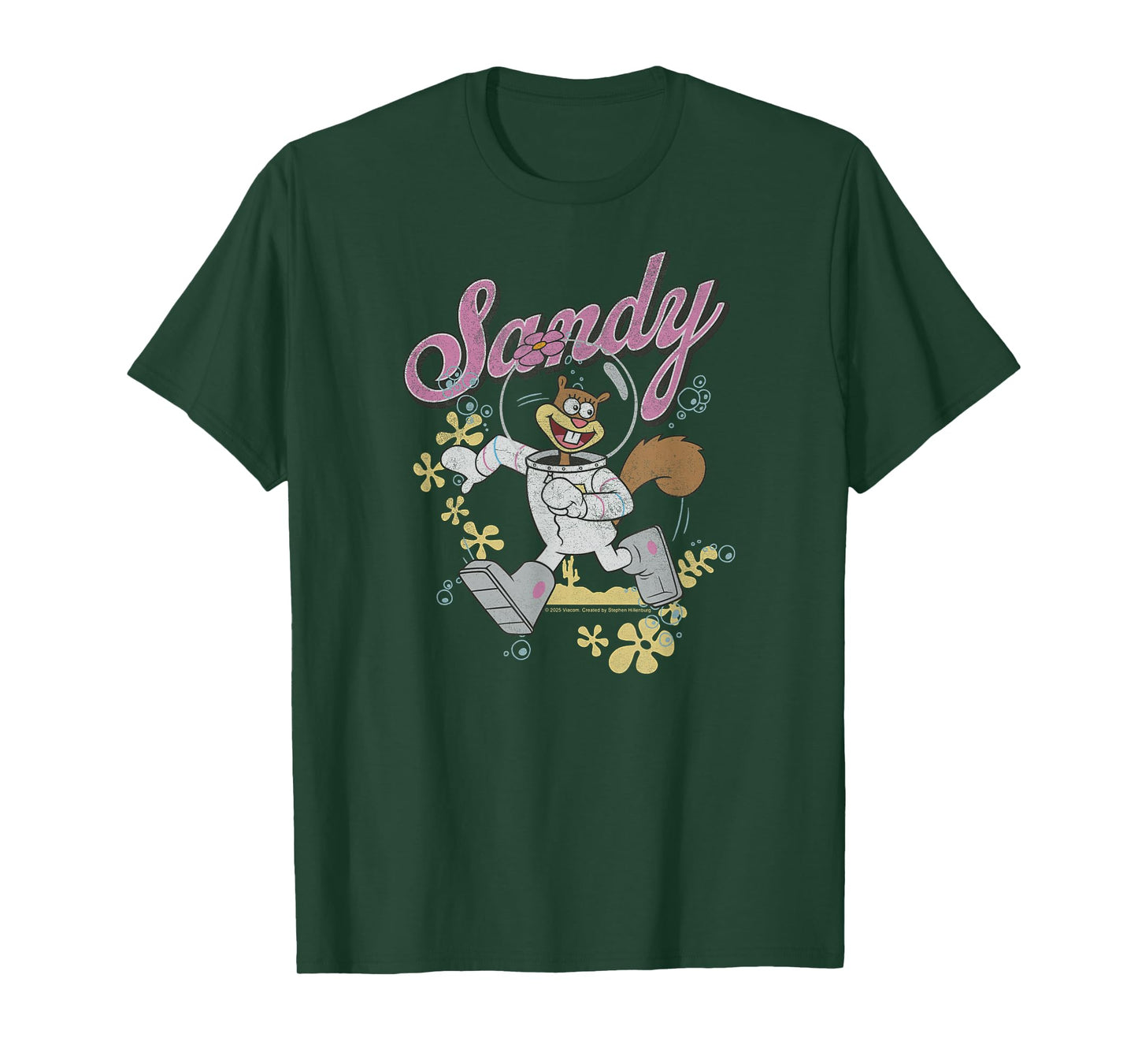 SpongeBob SquarePants - Sandy Cheeks Flower Clouds T-Shirt