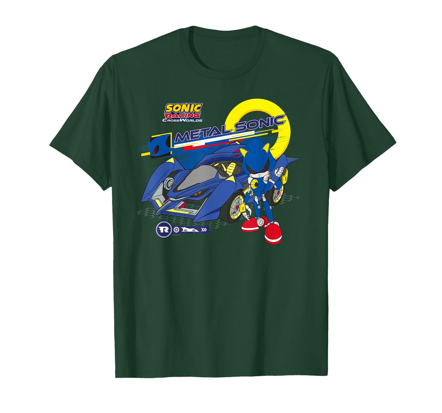 Sonic Racing CrossWorlds - Ready to Roll Metal Sonic T-Shirt