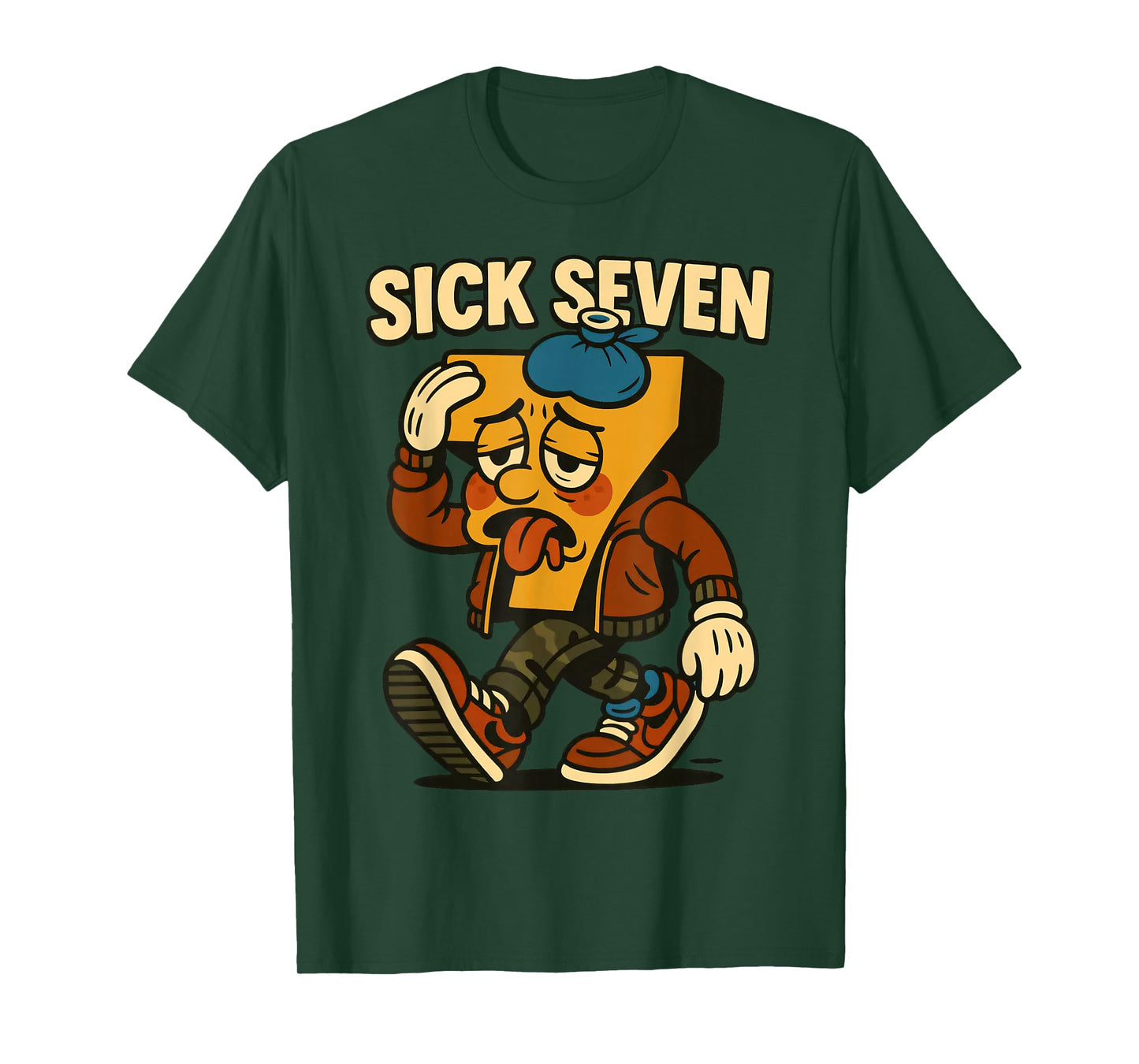 Sick Seven 67 Halloween Costume Funny Six Seven Meme T-Shirt