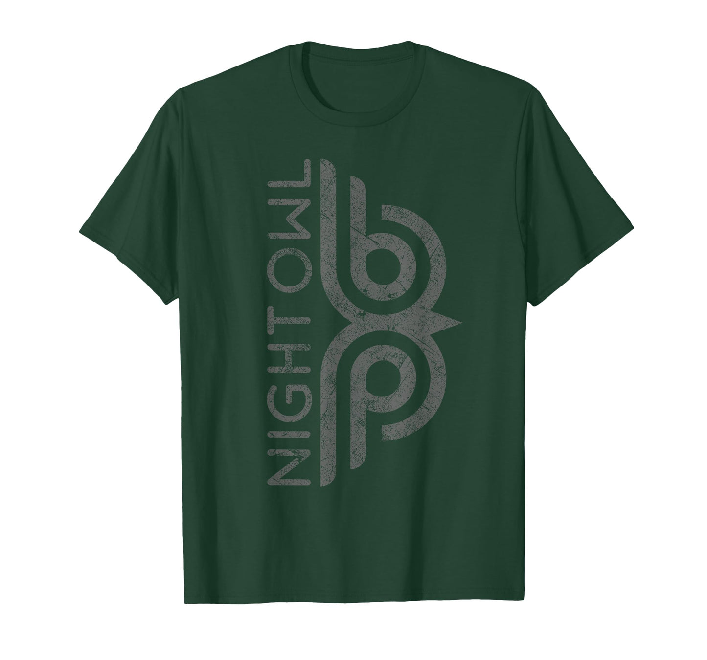 Night owl cool distressed retro insomniac retro owl graphic T-Shirt