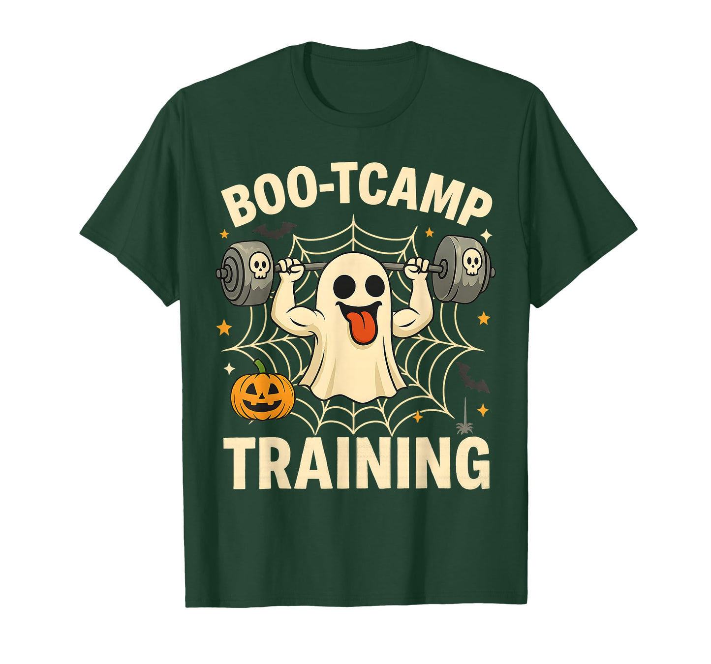 Boo-tcamp Training Funny Halloween Workout Gym T-Shirt