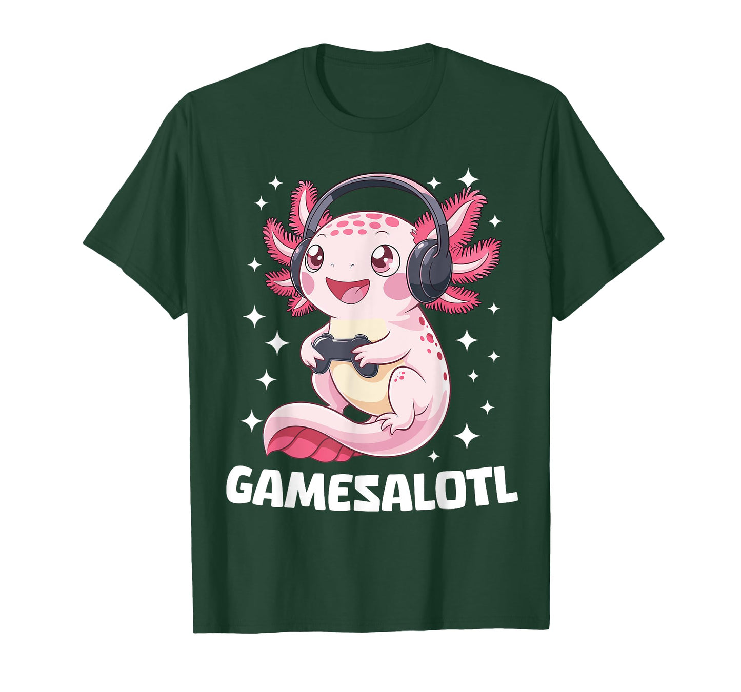 Gamesalotl Axolotl Gaming T-Shirt