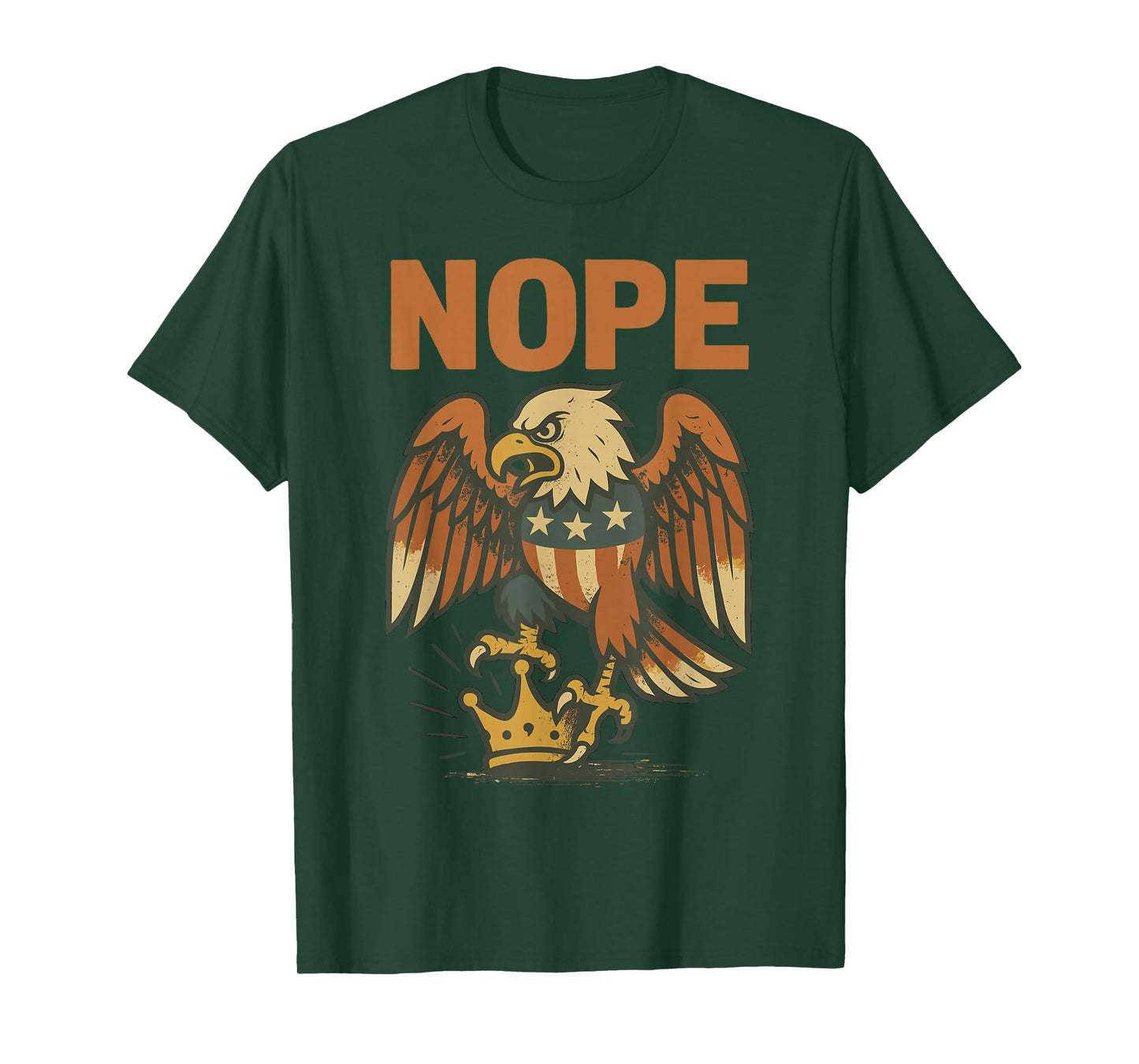No Kings Nope Freedom Protest Artwork T-Shirt