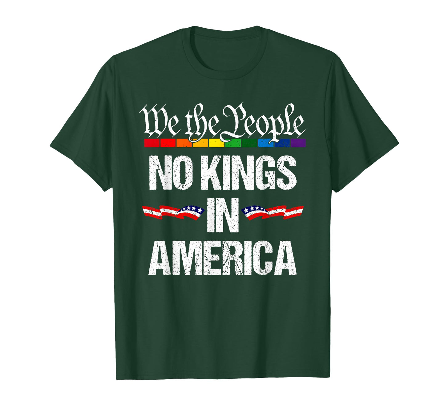 We The People No Kings in America Funny Political T-Shirt