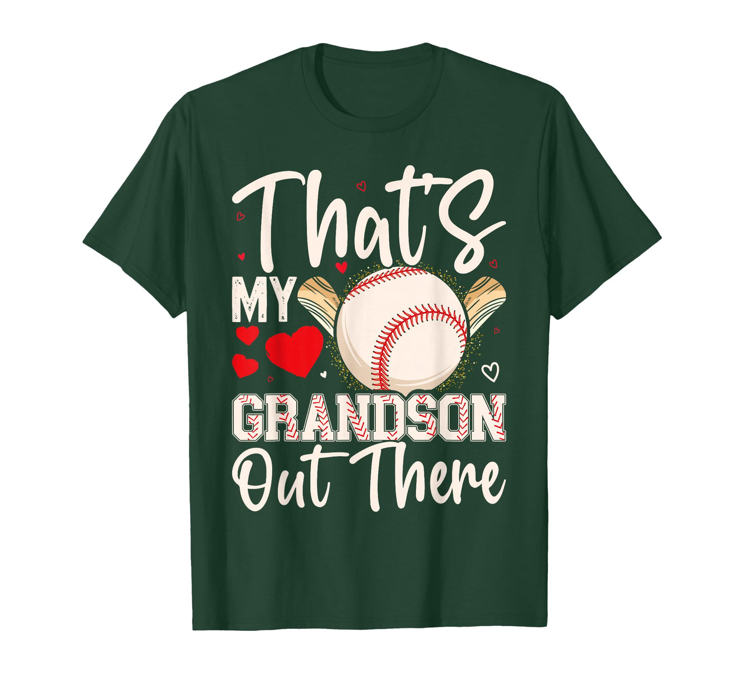 That's My Grandson Out There Baseball Grandma Mother's Day T-Shirt