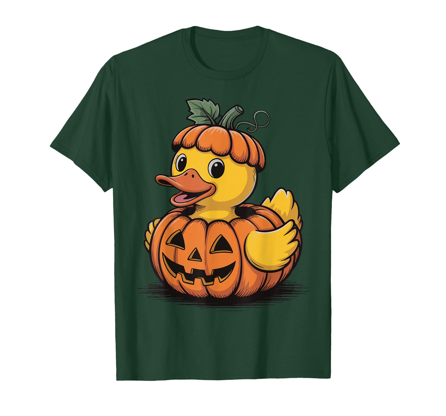 Rubber Duck Pumpkin Halloween T-Shirt