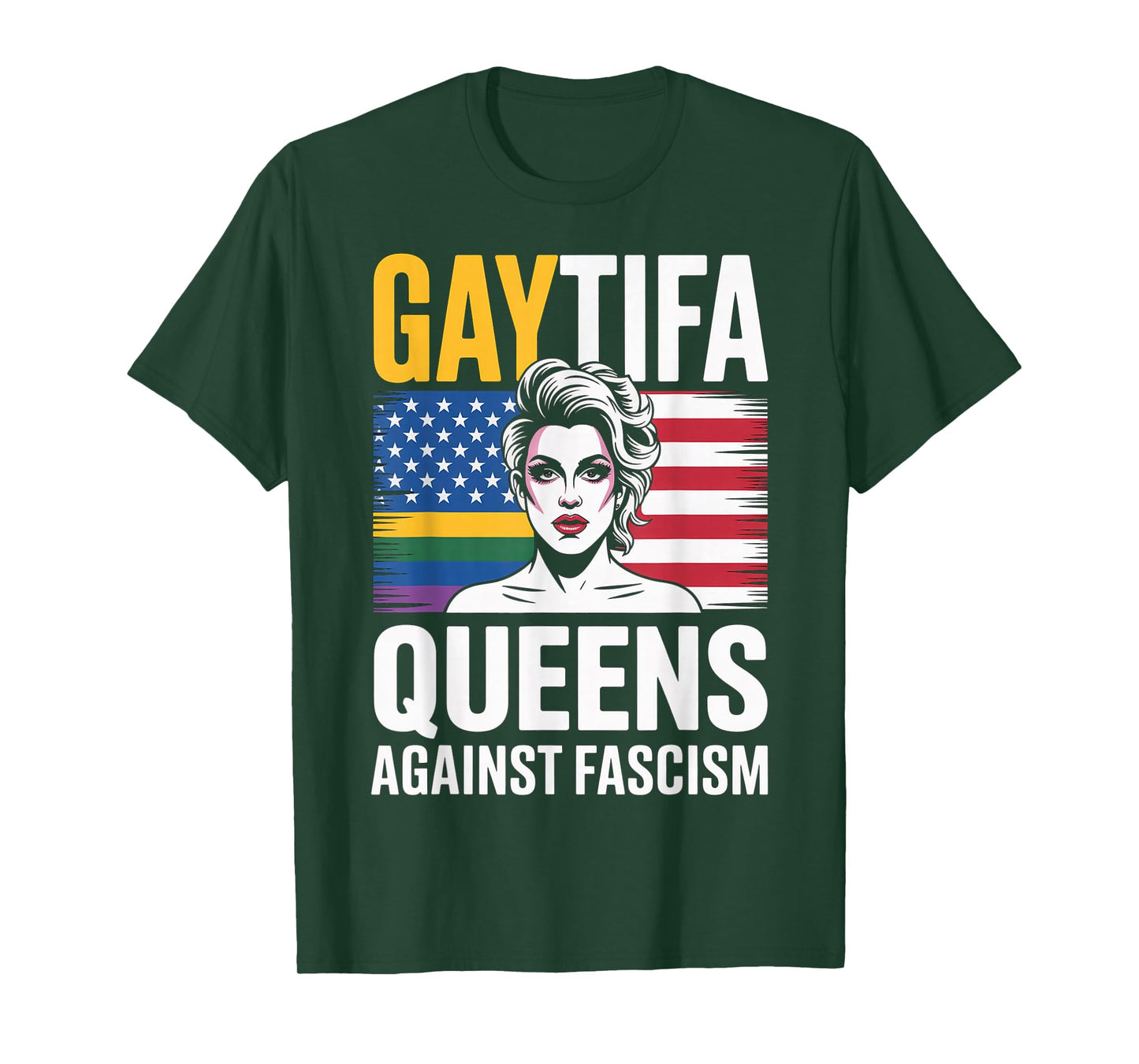 Gaytifa Drag Queens Against Fascism Resist No Kings LGBTQ T-Shirt