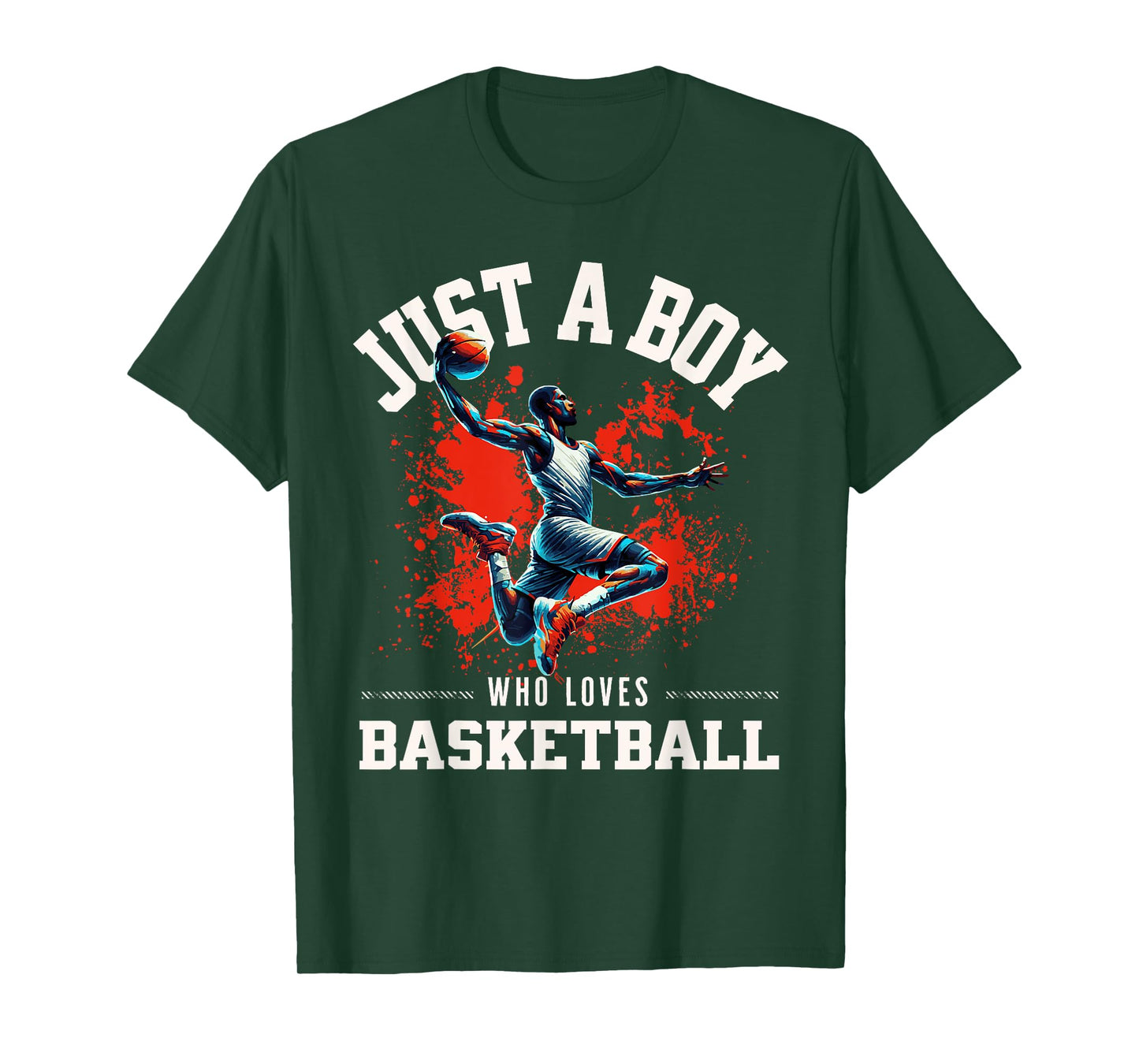 Just a Boy Who Loves Basketball T-Shirt