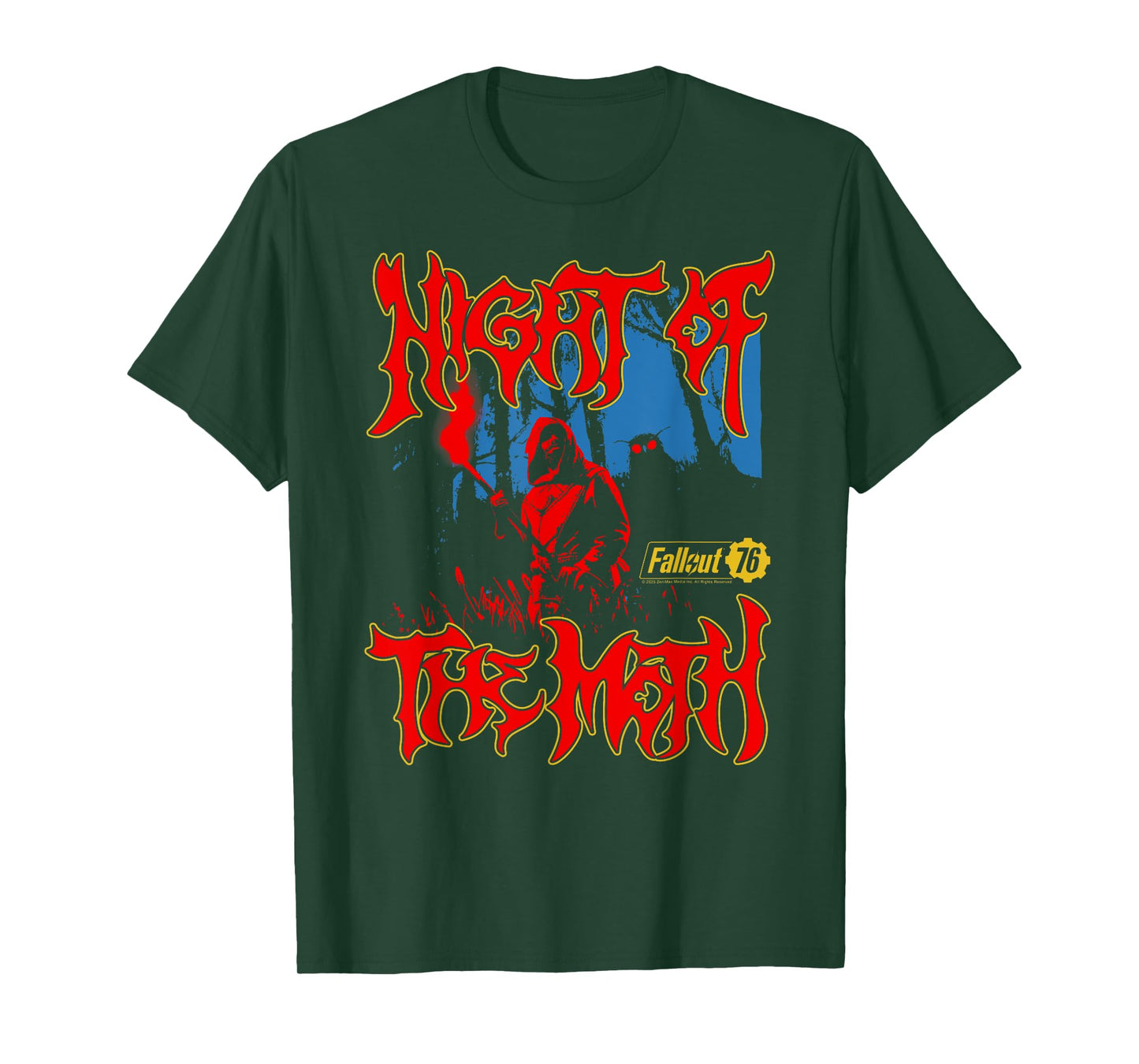 Fallout Video Game Night of the Moth Heavy Metal T-Shirt