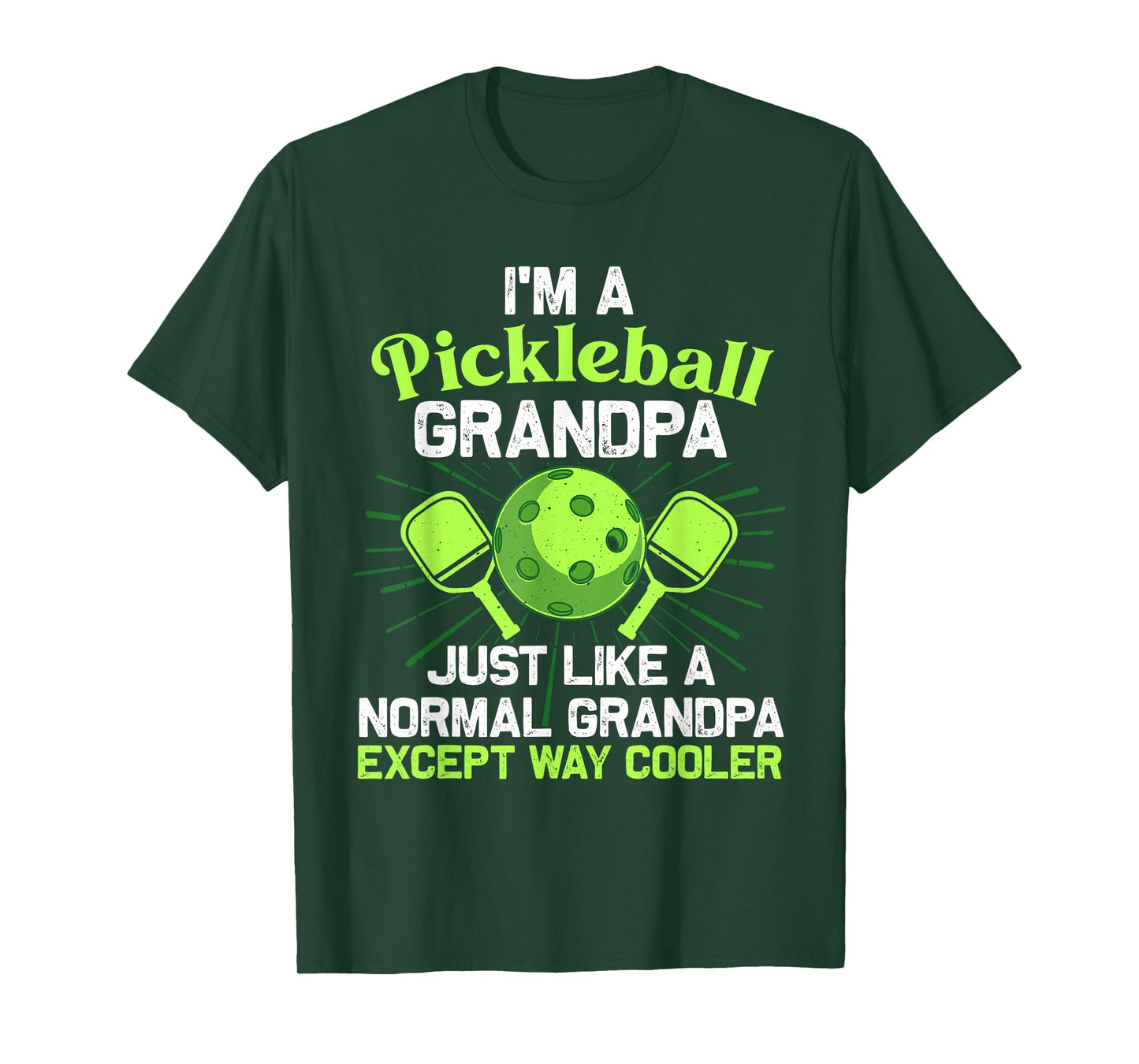 Funny Grandpa Pickleball Gift For Men Grandfather Papa Daddy T-Shirt