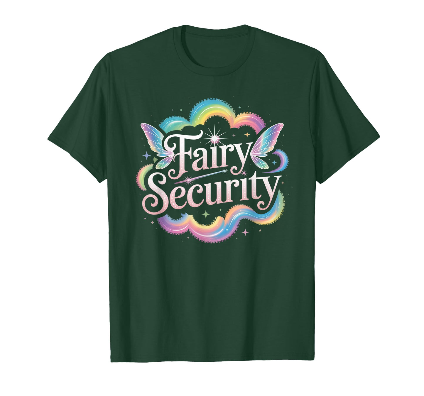Fairy Security Funny Halloween Costume Dad Mom Group T-Shirt