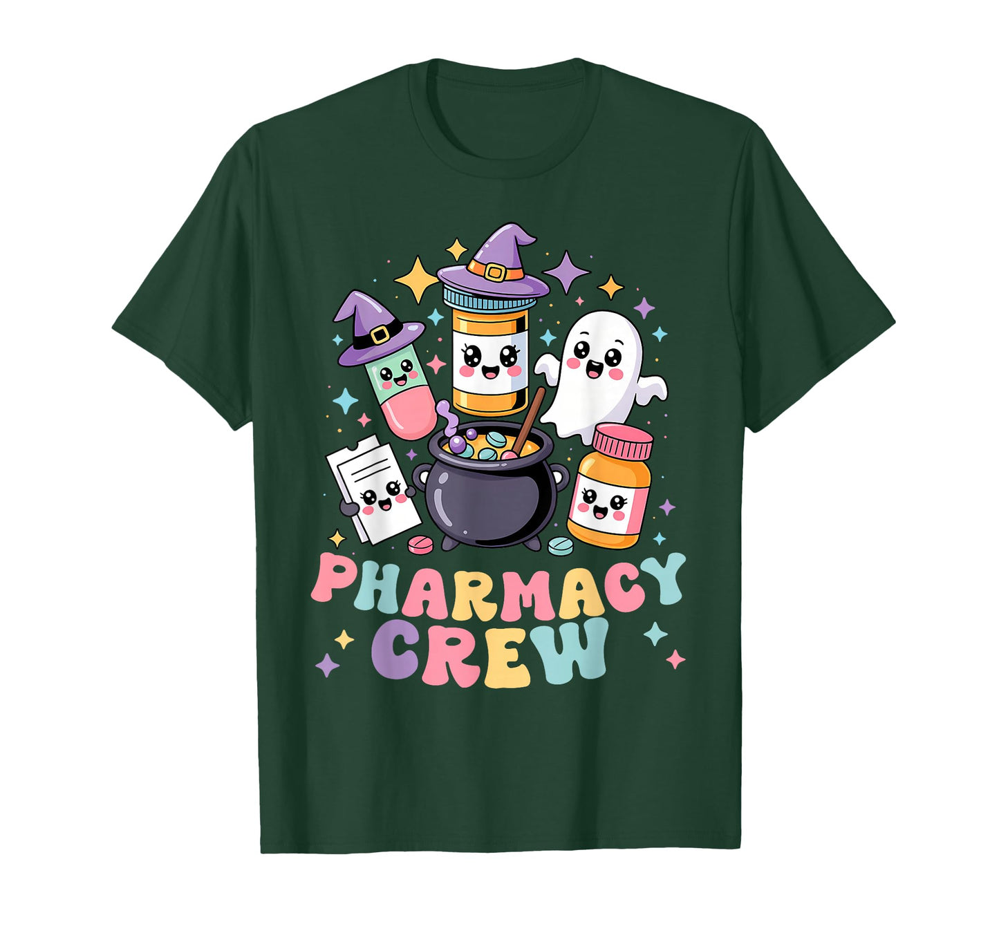 Pharmacy Crew Pharmacist Squad Funny Halloween Costume T-Shirt