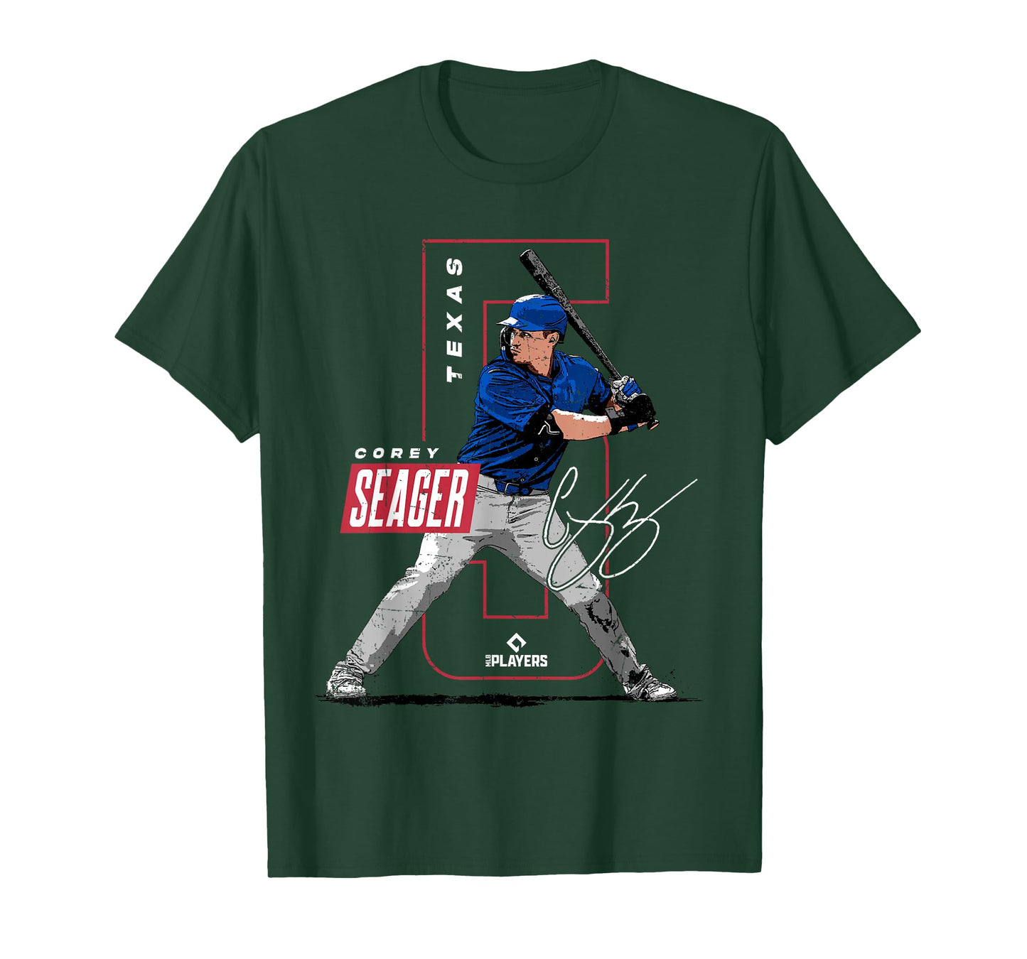Corey Seager | Texas Baseball MLB Players | MLBSEA4052 T-Shirt