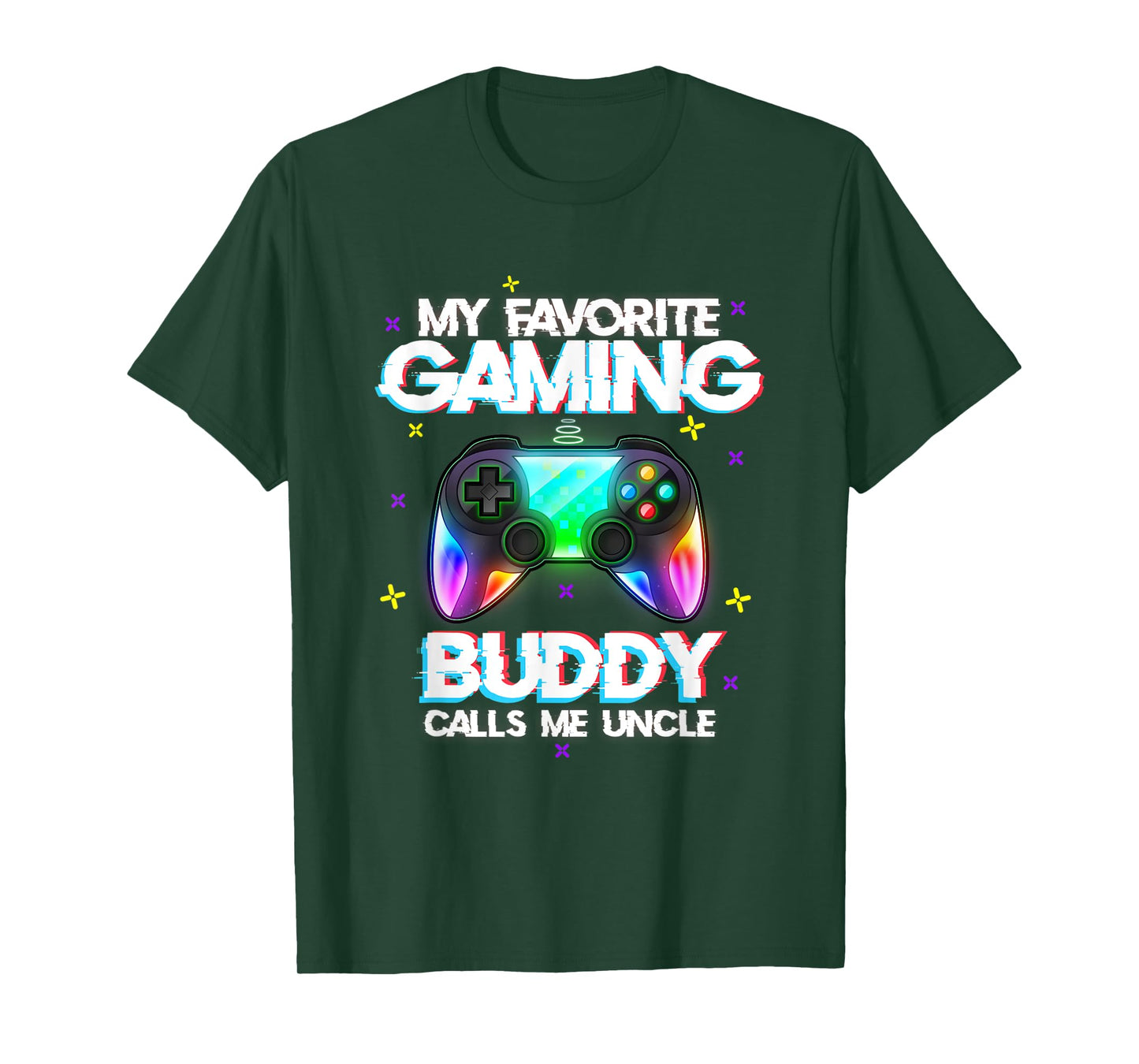 Mens My favorite gaming buddy calls me uncle T-Shirt