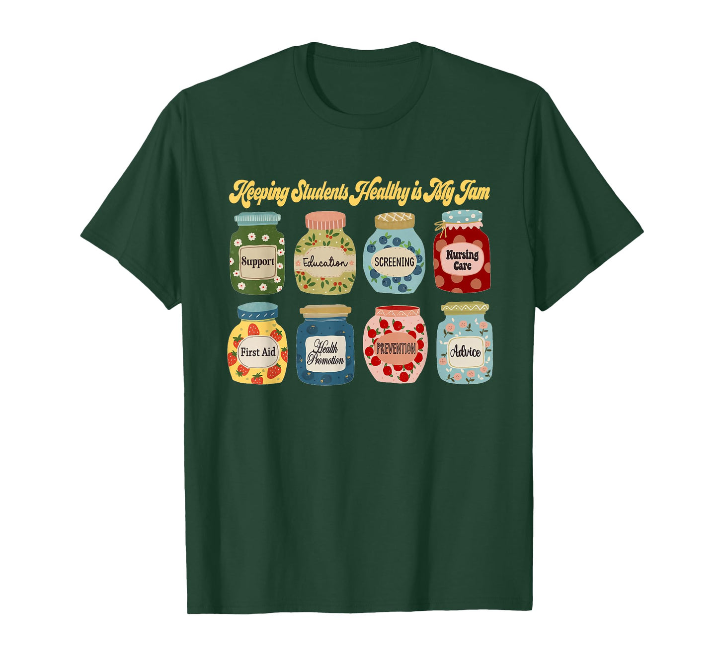Keeping Students Healthy is My Jam School Nurse Appreciation T-Shirt