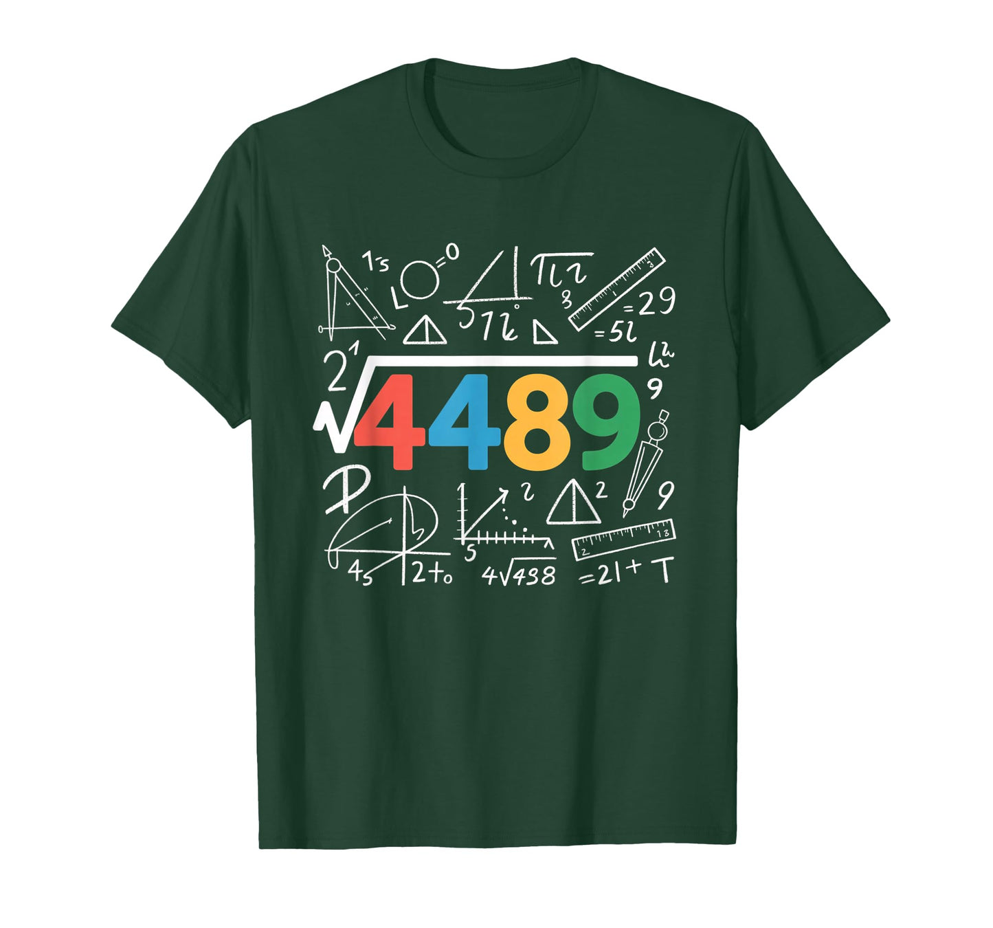 67 Meme Square Root 4489 Slang Six Seven Math Teacher T-Shirt