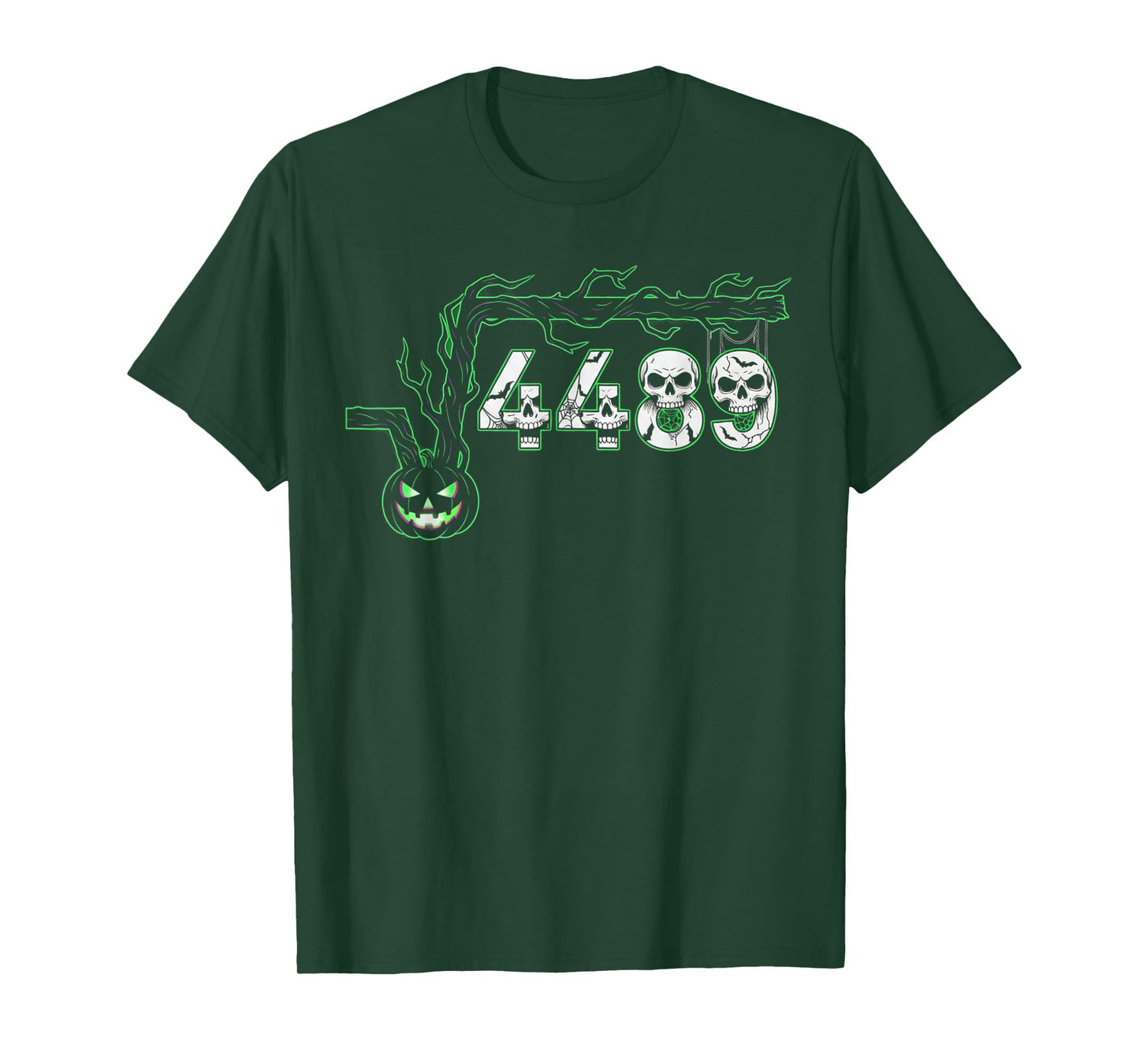 67 Root Six Seven 6 7 Meme Funny Halloween Pumpkin Spooky T-Shirt