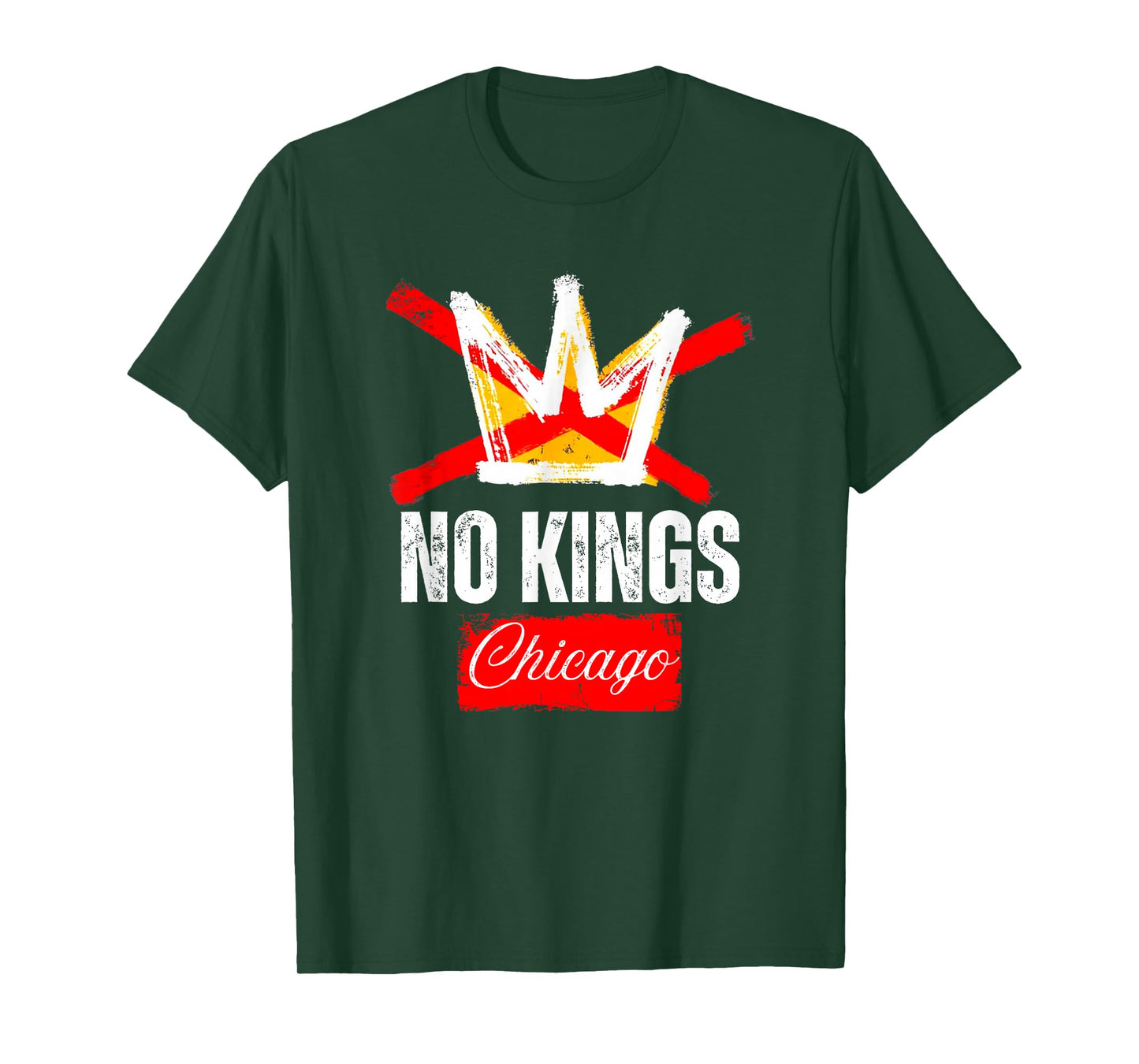 Chicago No Kings Patriotic No Kings 2025 Activist T-Shirt