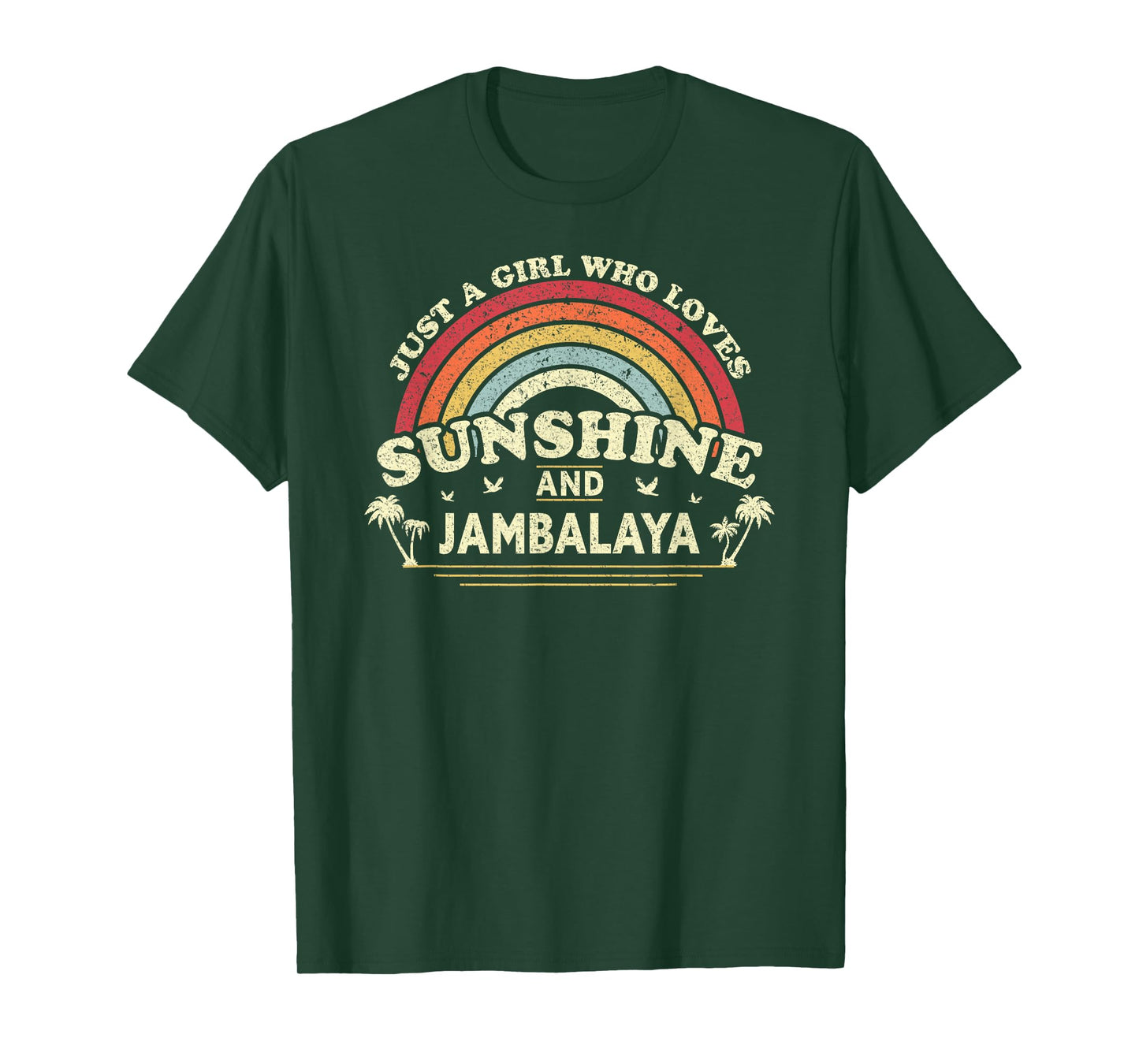 Jambalaya Shirt A Girl Who Loves Sunshine and Jambalaya T-Shirt