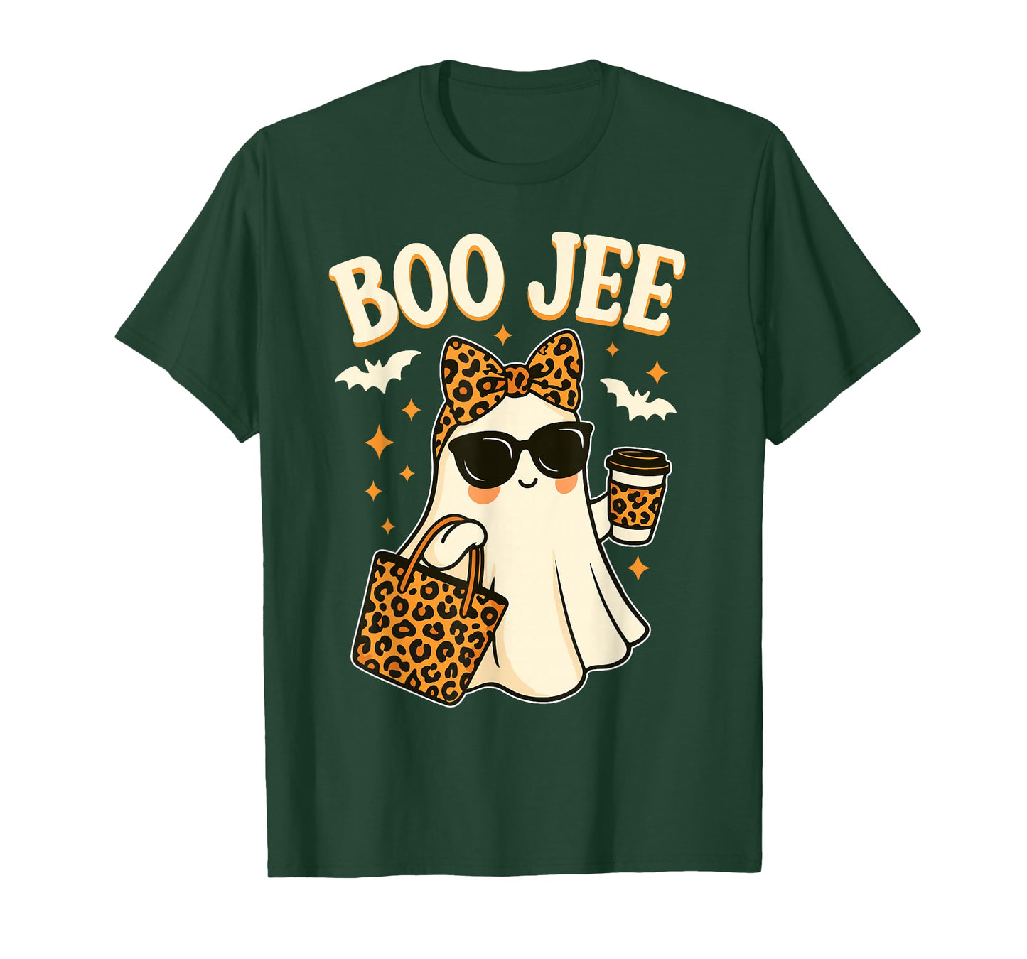 Boo JEE Ghost Shirt Halloween Women Girls Boojee Halloween T-Shirt