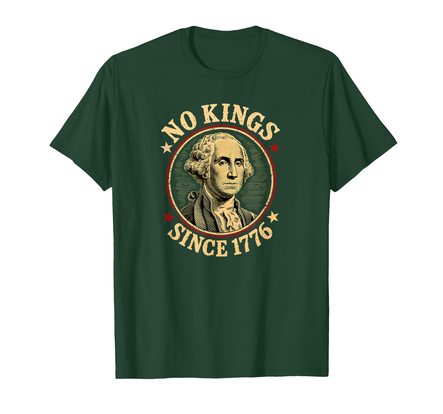 No Kings Since 1776 American Freedom Pride T-Shirt