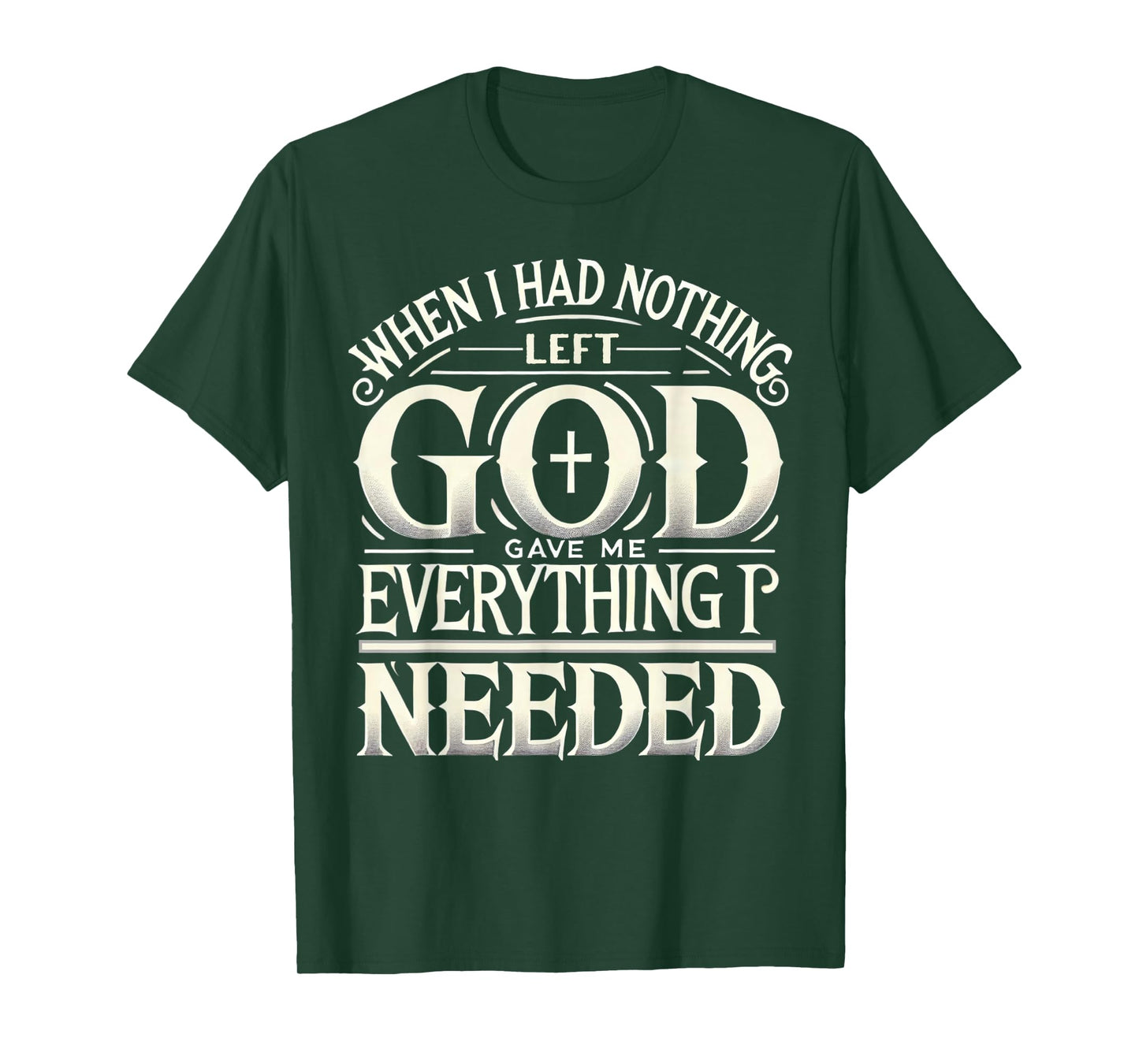 Inspirational God Themed Christian Religious Faith Based T-Shirt