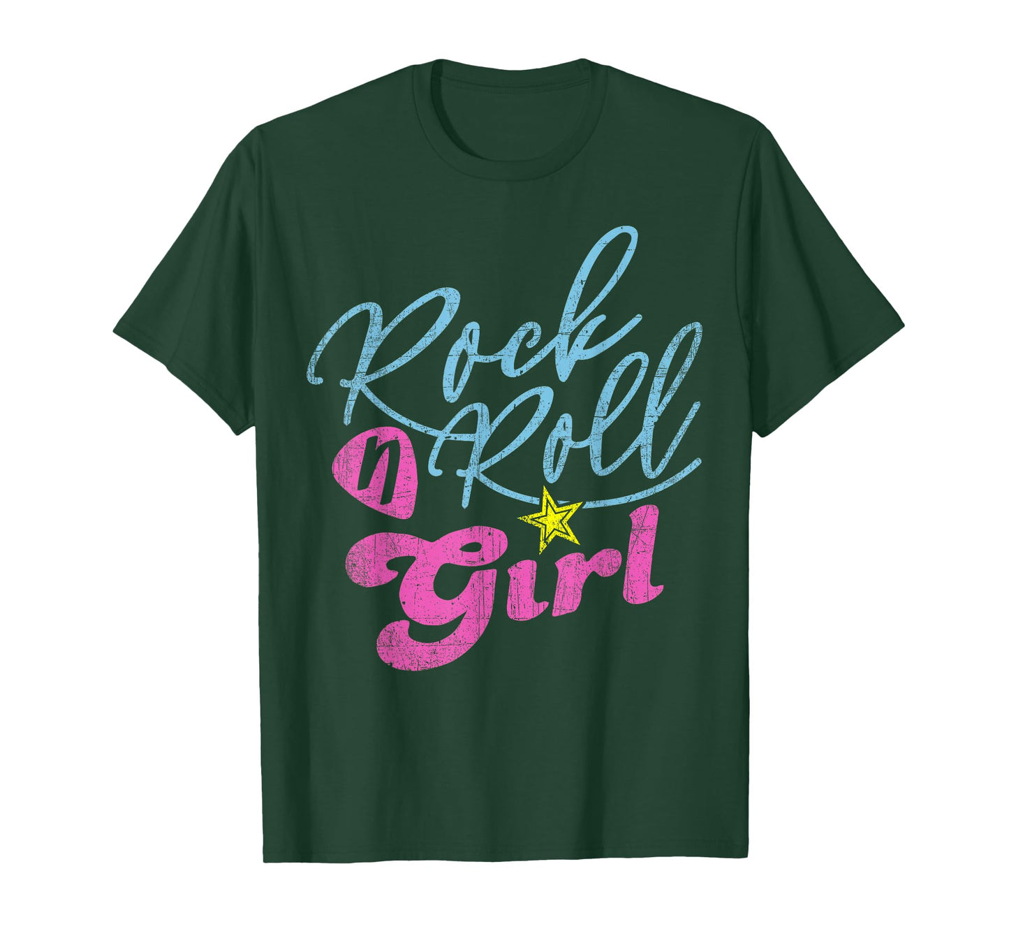 Rock N Roll Girl Purple Darla Rock and Roll Girl Shirt Darla T-Shirt
