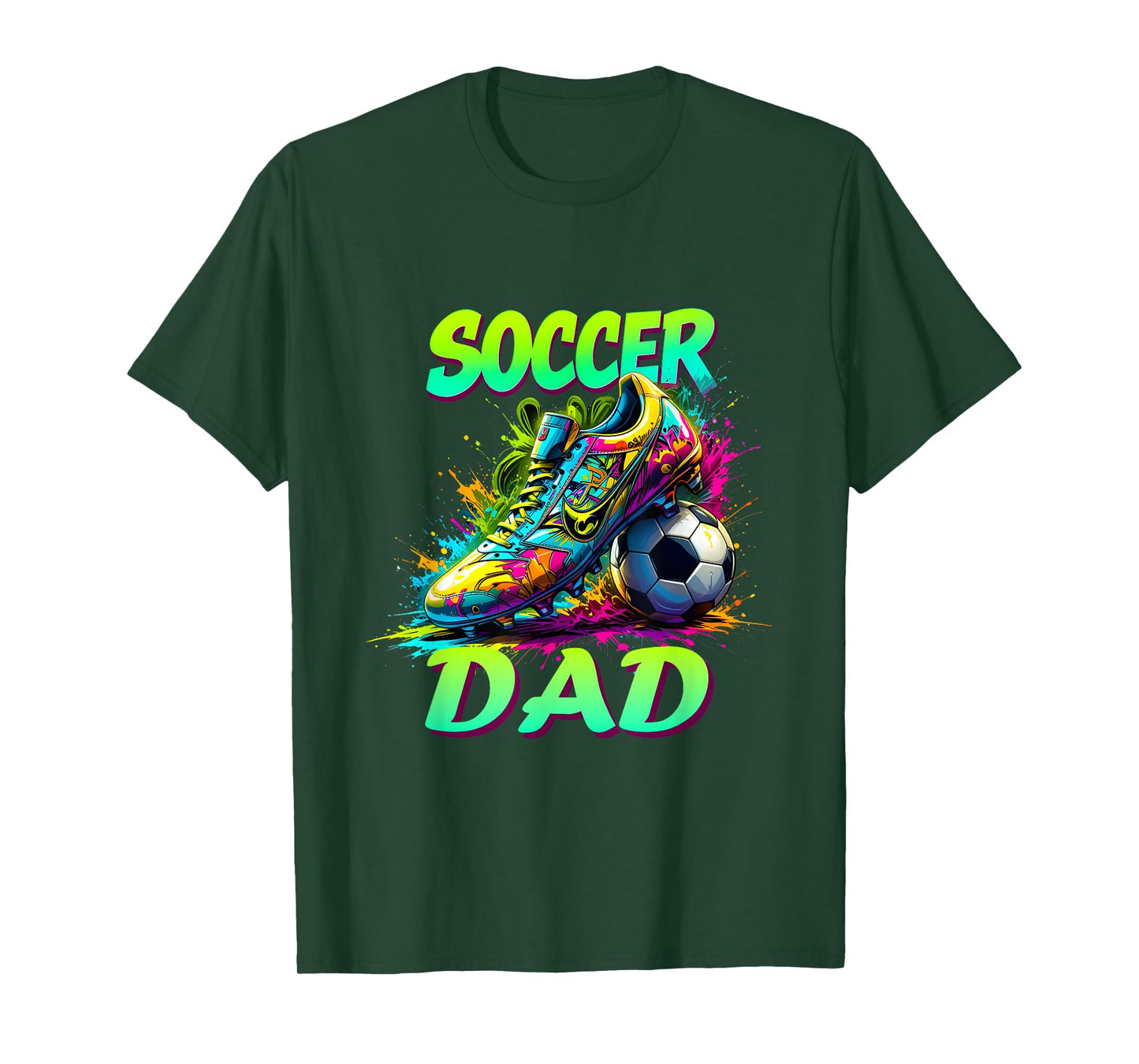 Funny Daddy Soccer Sport Lover Fan Fathers Day Soccer Dad T-Shirt