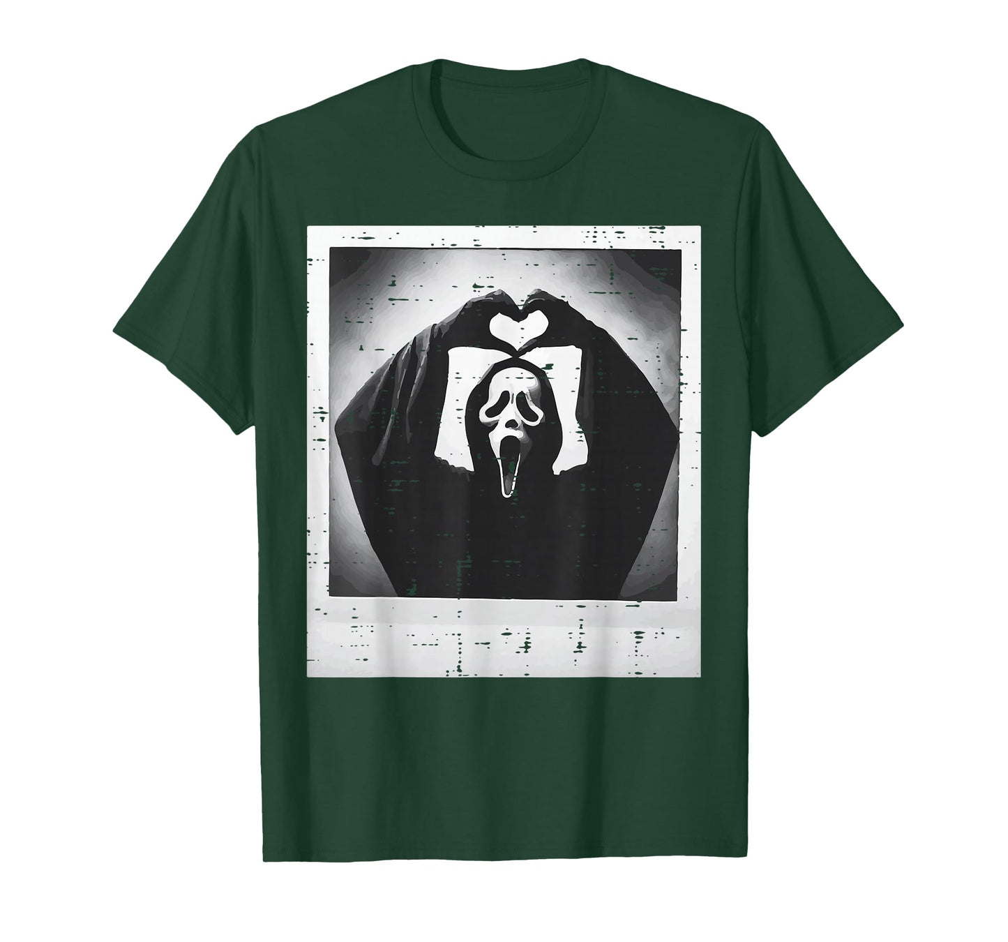 Halloween Scary Face Hand Heart Horror Costume Men Women Kid T-Shirt