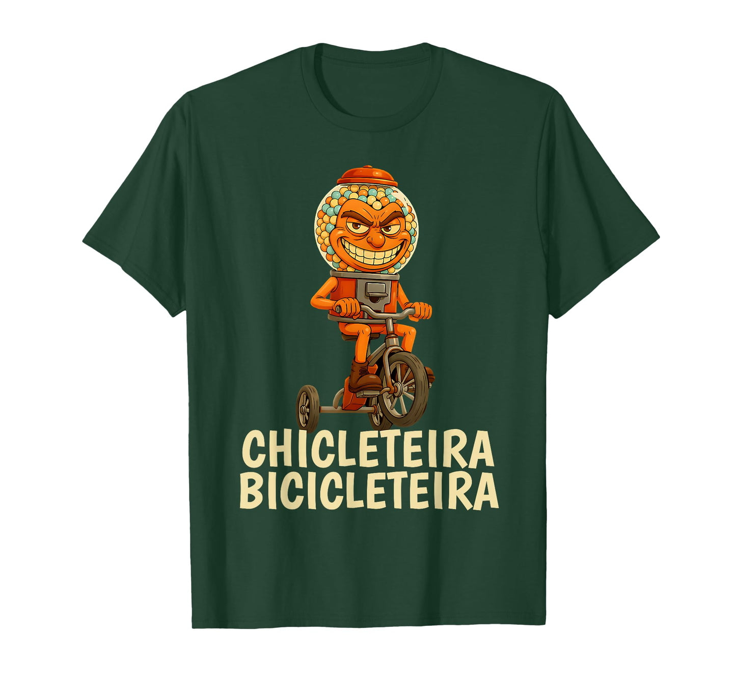 Funny Italian Brainrot Kids Meme Chicleteira Bicicleteira T-Shirt