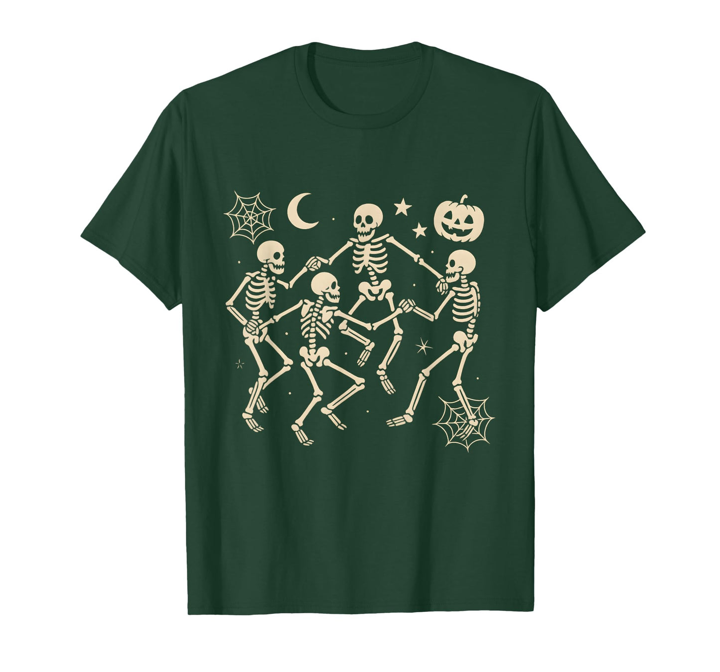 Funny Dancing Skeletons Dance Halloween Costume Adults Kids T-Shirt