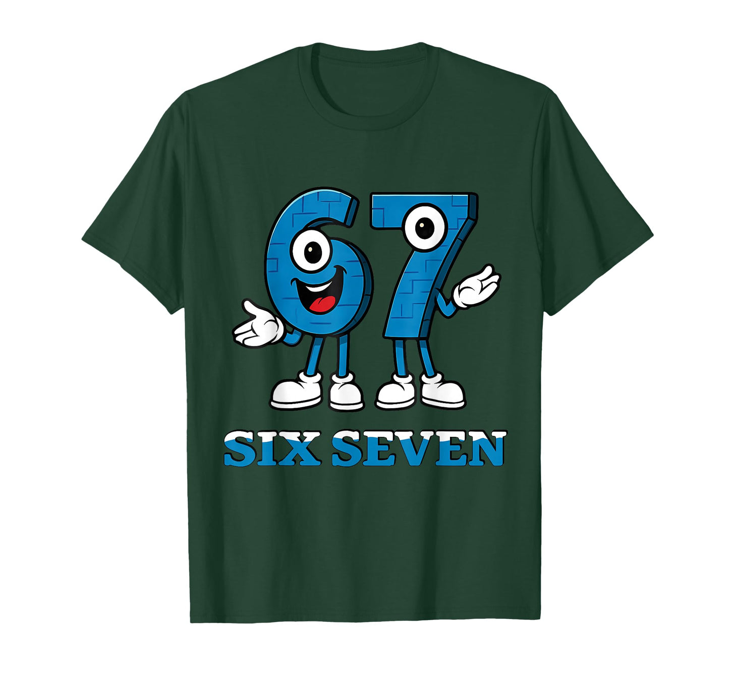 67 Six Seven Couple Matching Halloween Costume Brainrot Meme T-Shirt