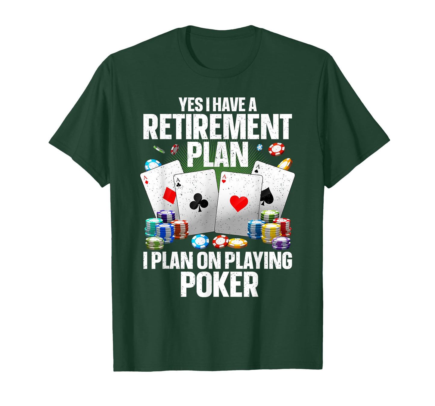 Funny Poker Design For Men Women Poker Player Poker Lover T-Shirt
