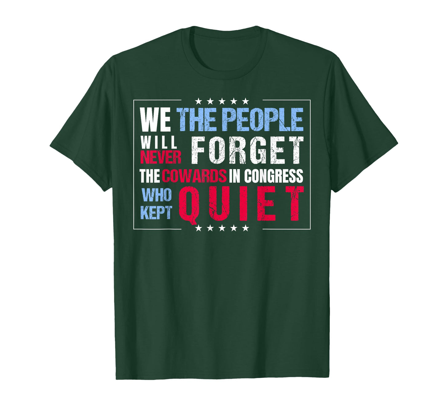 We The People Will Never Forget Protest Anti-Trump No Kings T-Shirt