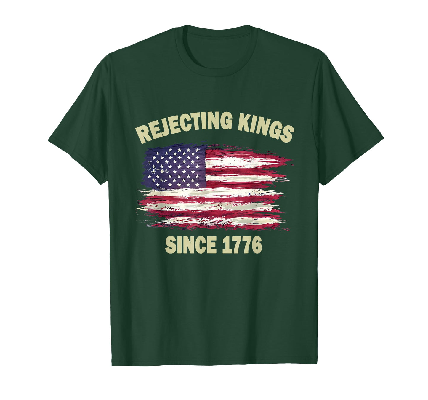 Rejecting Kings Since 1776 No Kings T-Shirt