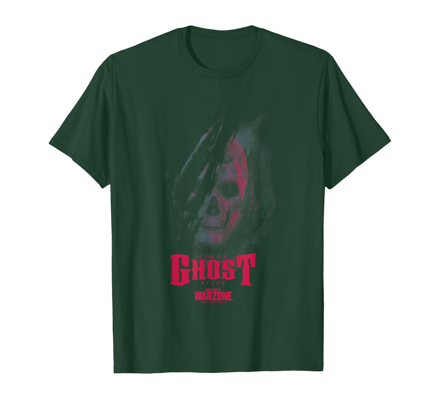 Call of Duty: Warzone Halloween Simon Ghost Riley Face Logo T-Shirt