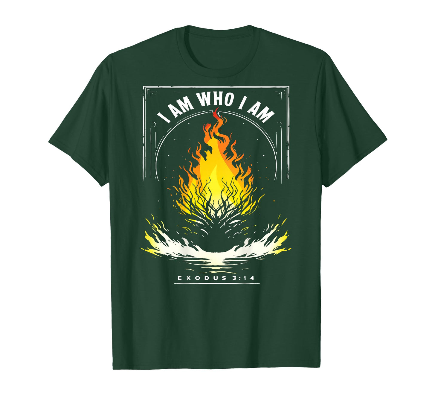 I Am Who I Am Exodus 3:14 Bible Verse Christian Men Women T-Shirt