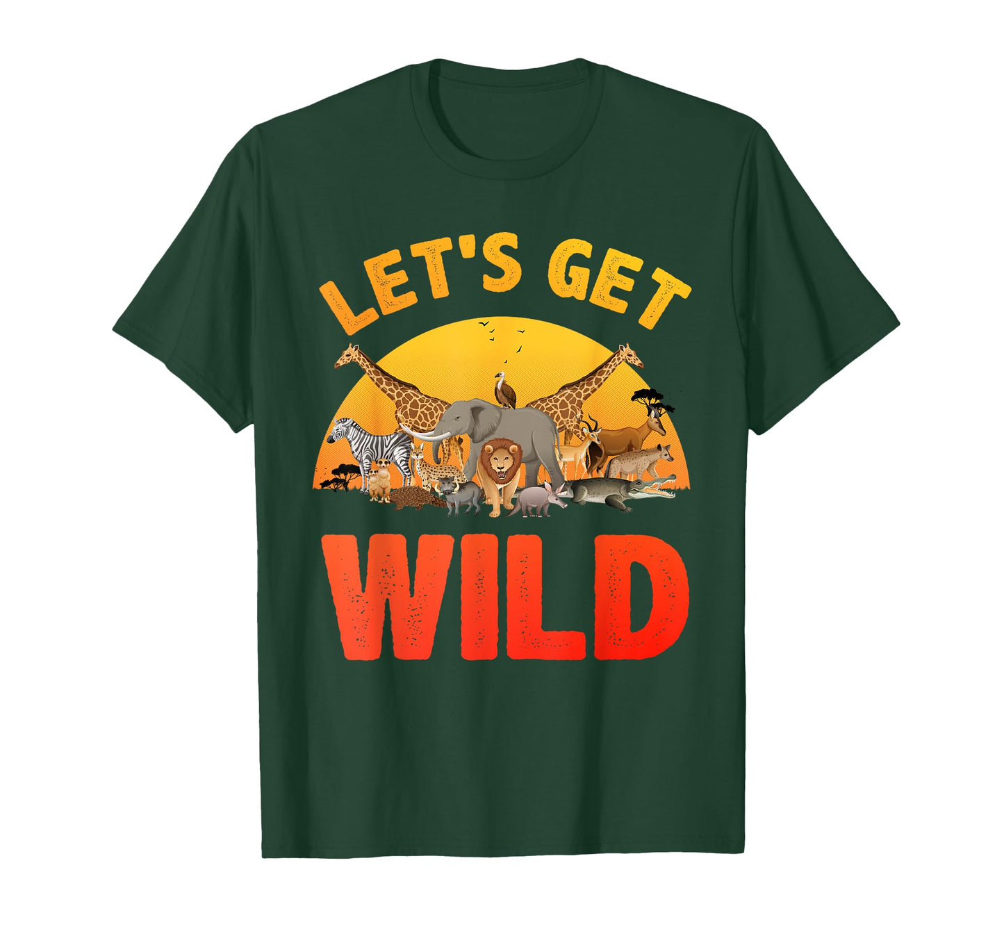 Funny Safari Costume For Kids Men Women Africa Safari Lover T-Shirt
