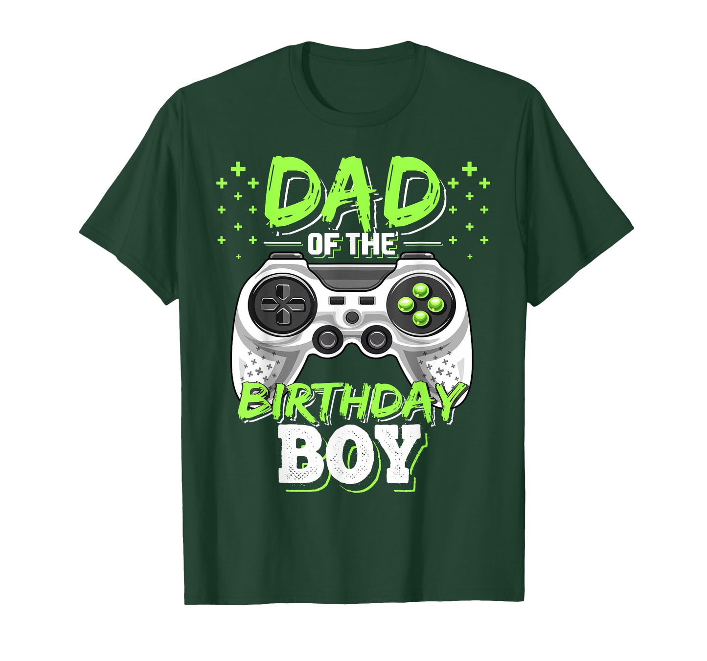 Dad of the Birthday Boy Matching Video Gamer Birthday Party T-Shirt