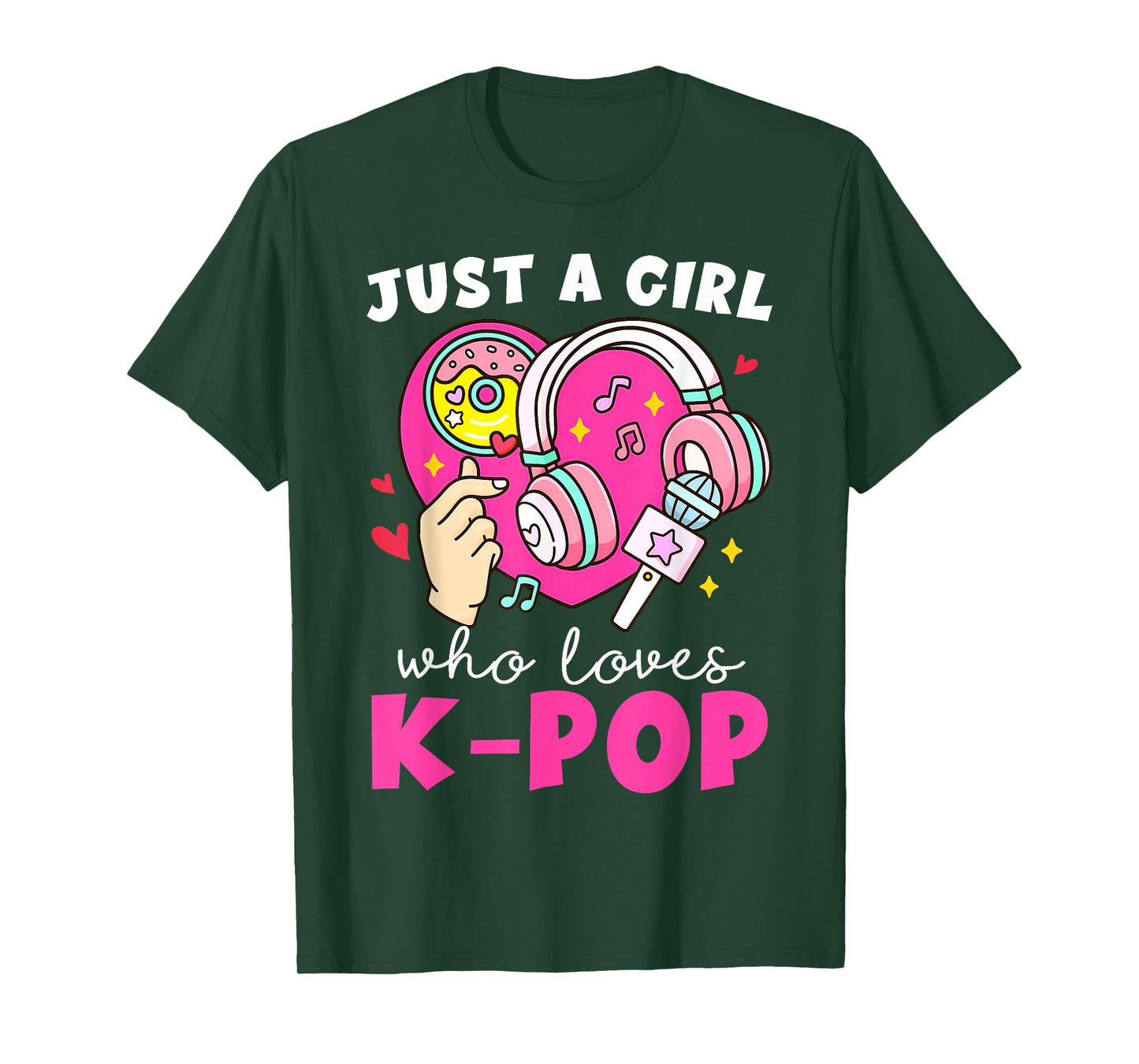 Kpop Just A Girl Who Loves K-Pop Korean Pop Music Lovers T-Shirt