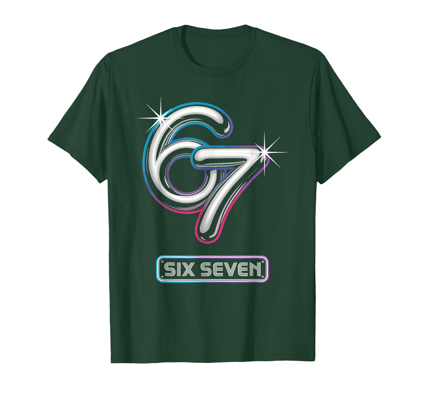 6 7 Meme Six Seven Youth Outfit Gen Alpha Funny Design 67 T-Shirt