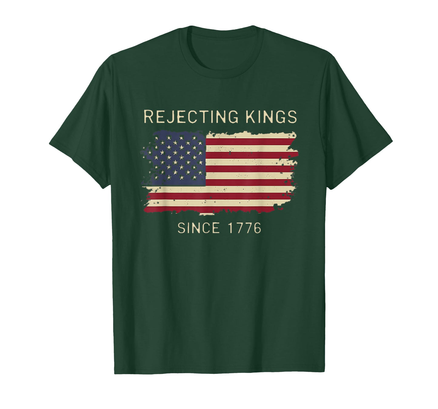 No Kings Vintage Patriotic Freedom Liberty Usa Liberty T-Shirt