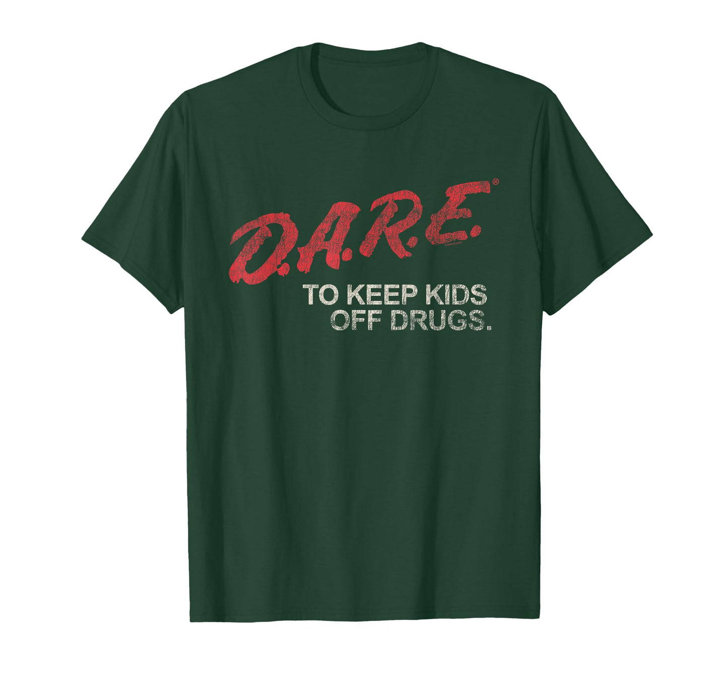 D.A.R.E. Program Dare to Keep Kids Off Drugs PSA T-Shirt