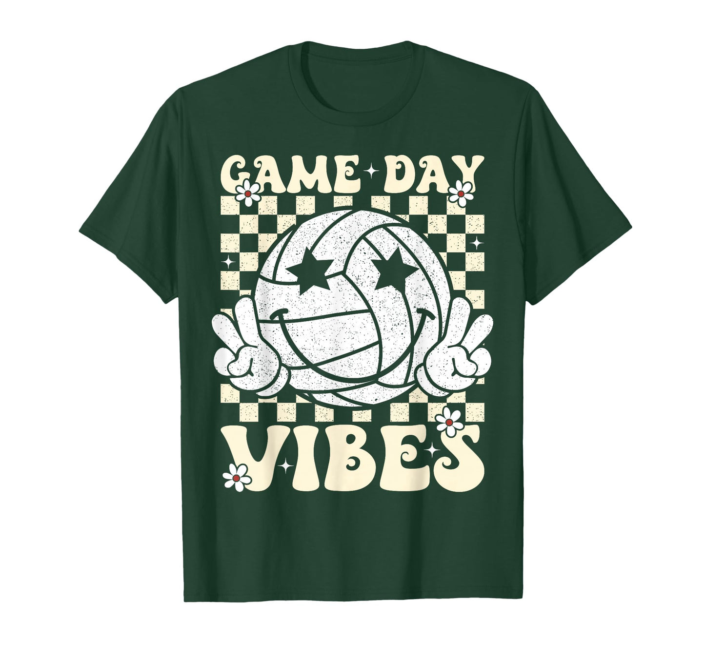 Retro Volleyball Game Day Vibes Volleyball Girl Women T-Shirt