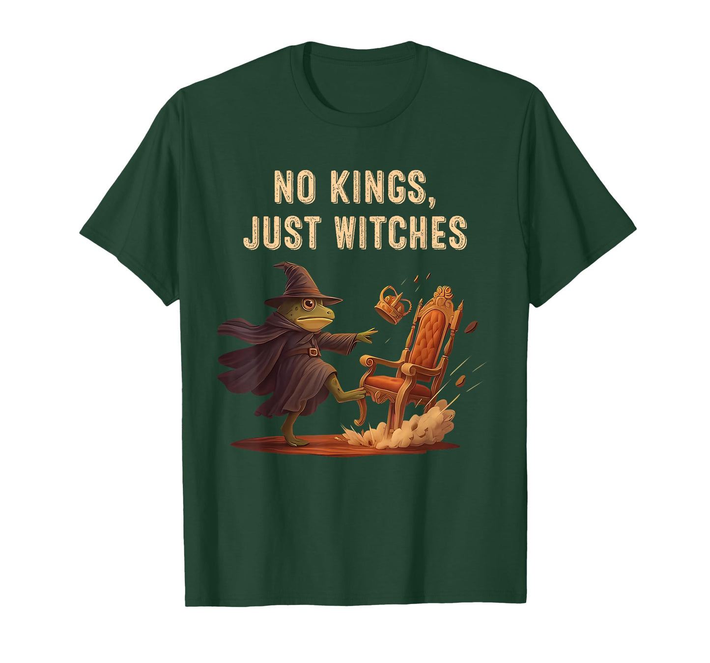No Kings Just Witches Funny Halloween T-Shirt