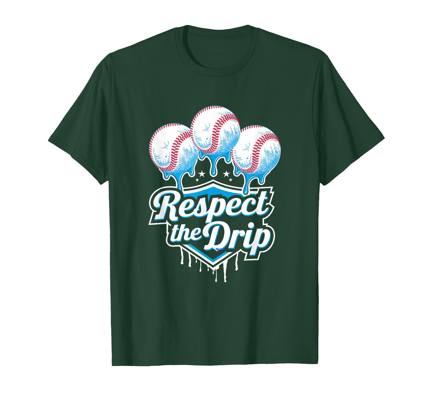 Respect The Drip Baseball Drip Boys Ice Cream Drip Youth T-Shirt