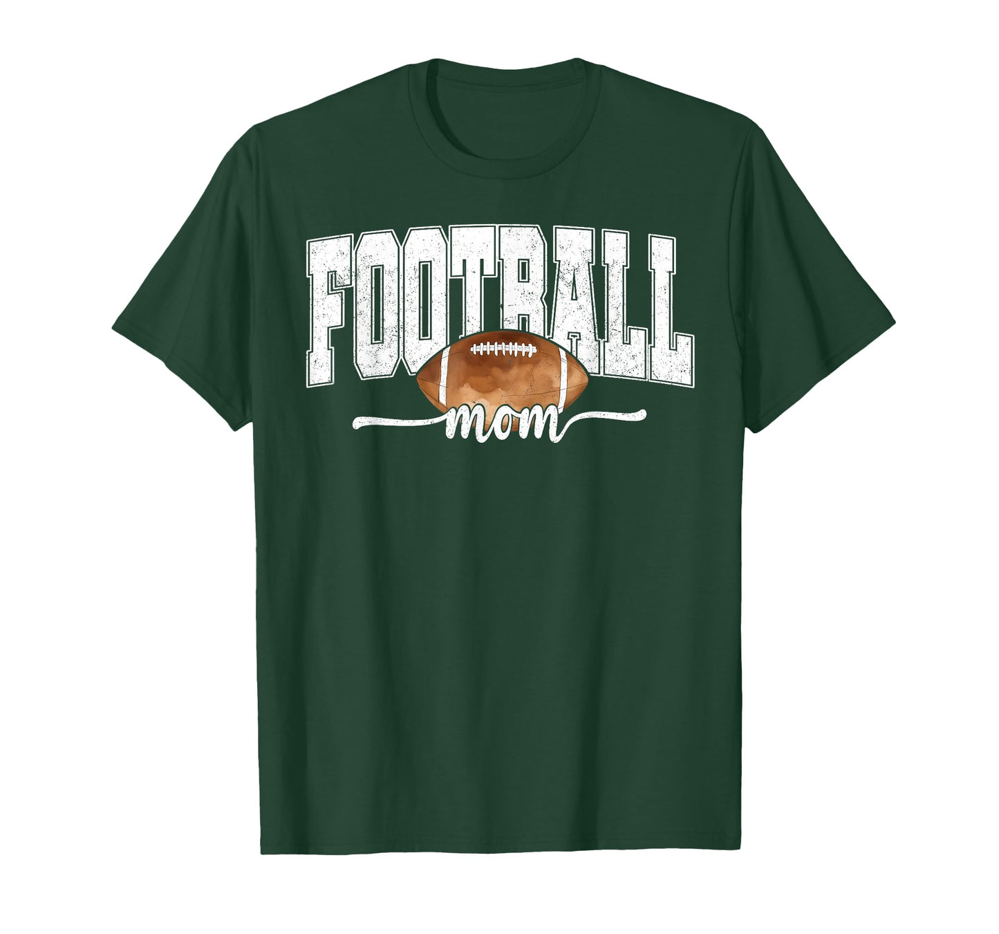 Football Mama Fall Retro Football Mom Game Day Cheer Season T-Shirt